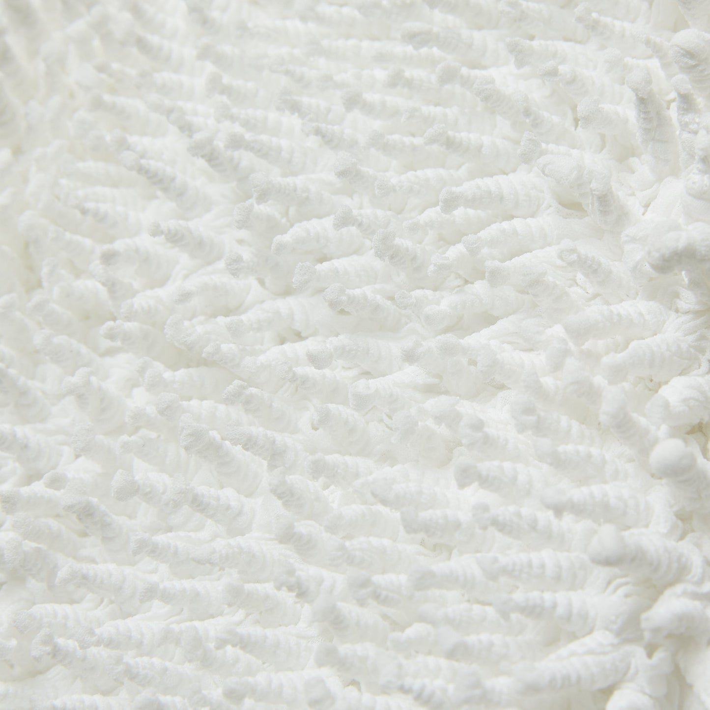 Spiky Shibori Long Sleeve Turtleneck Top - Chiffon