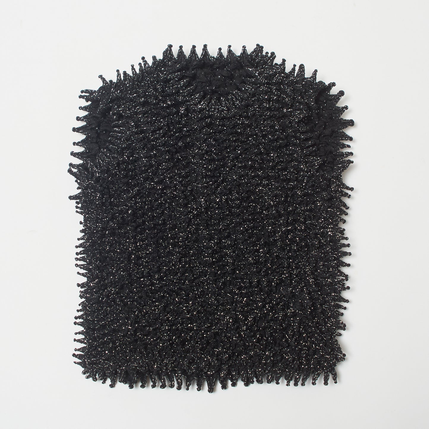 Spiky Shibori Sleeveless Top - Lamé Lace