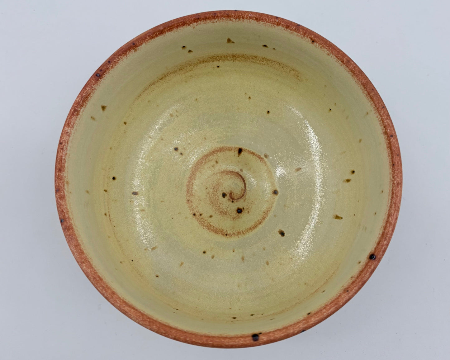 Suga Pottery Matcha Bowl - Oxidized Cream Yellow