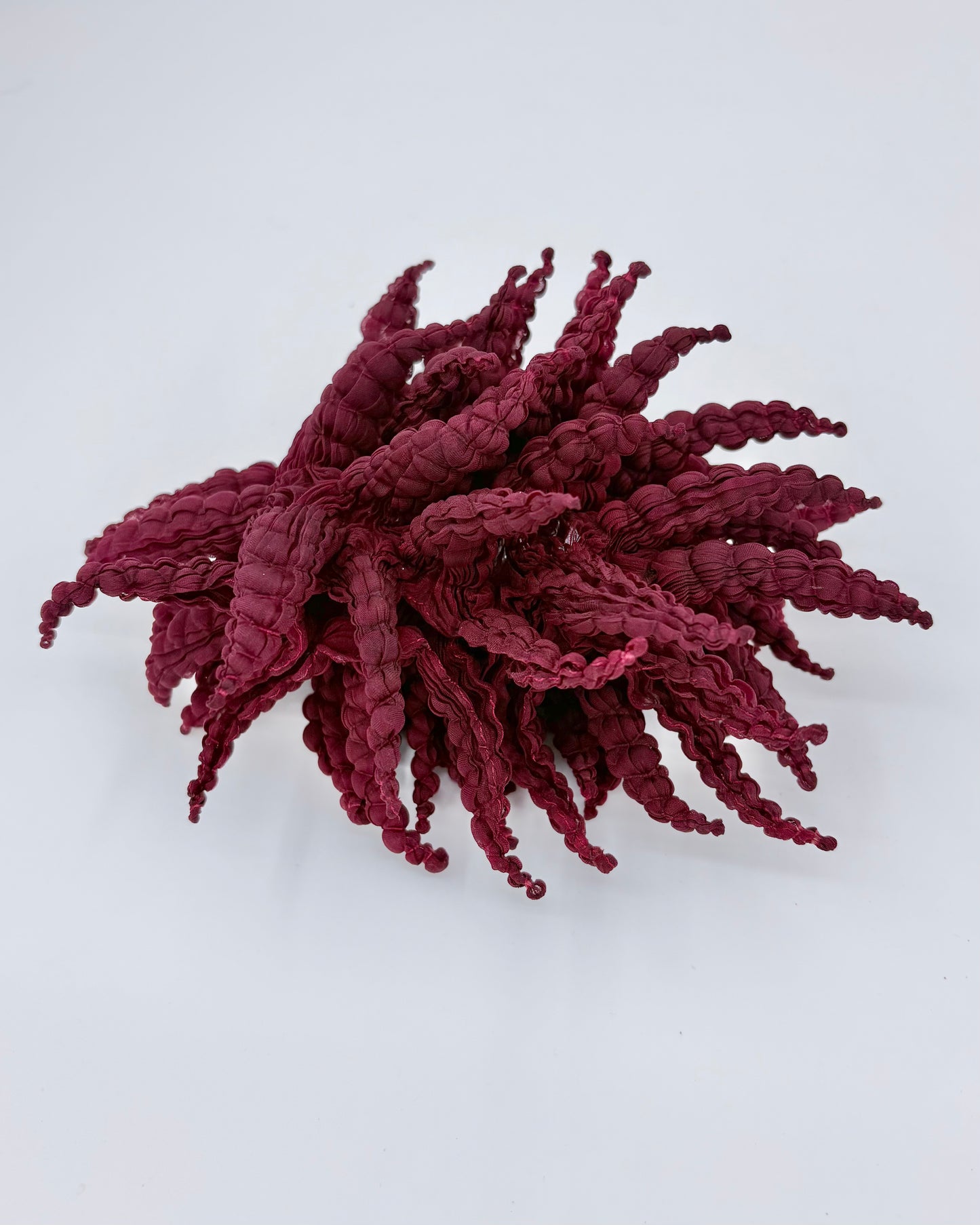 Medium Spiky Shibori Necklace - Silk
