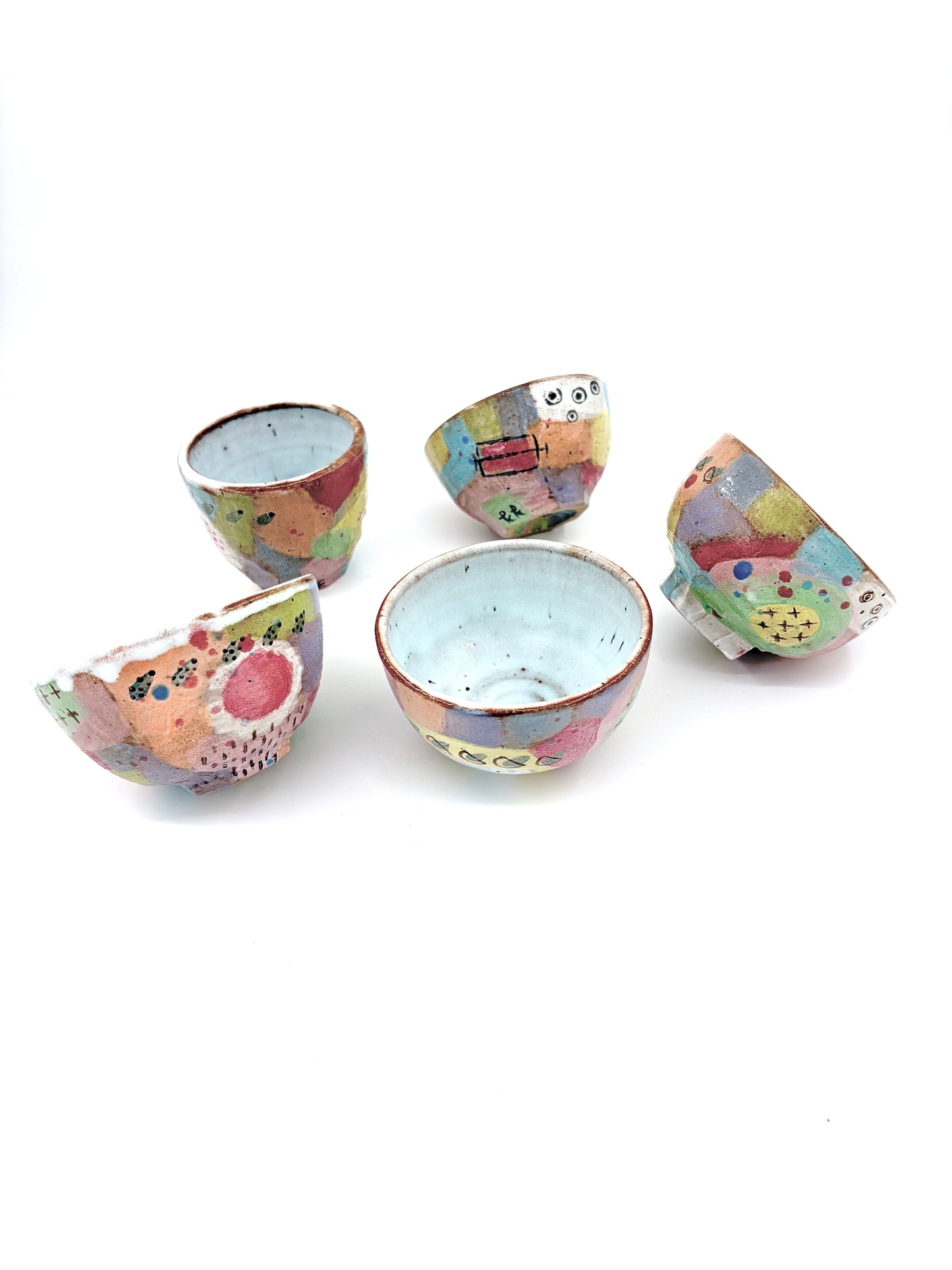 Series #2 Bowls and Cups by Karen Myung