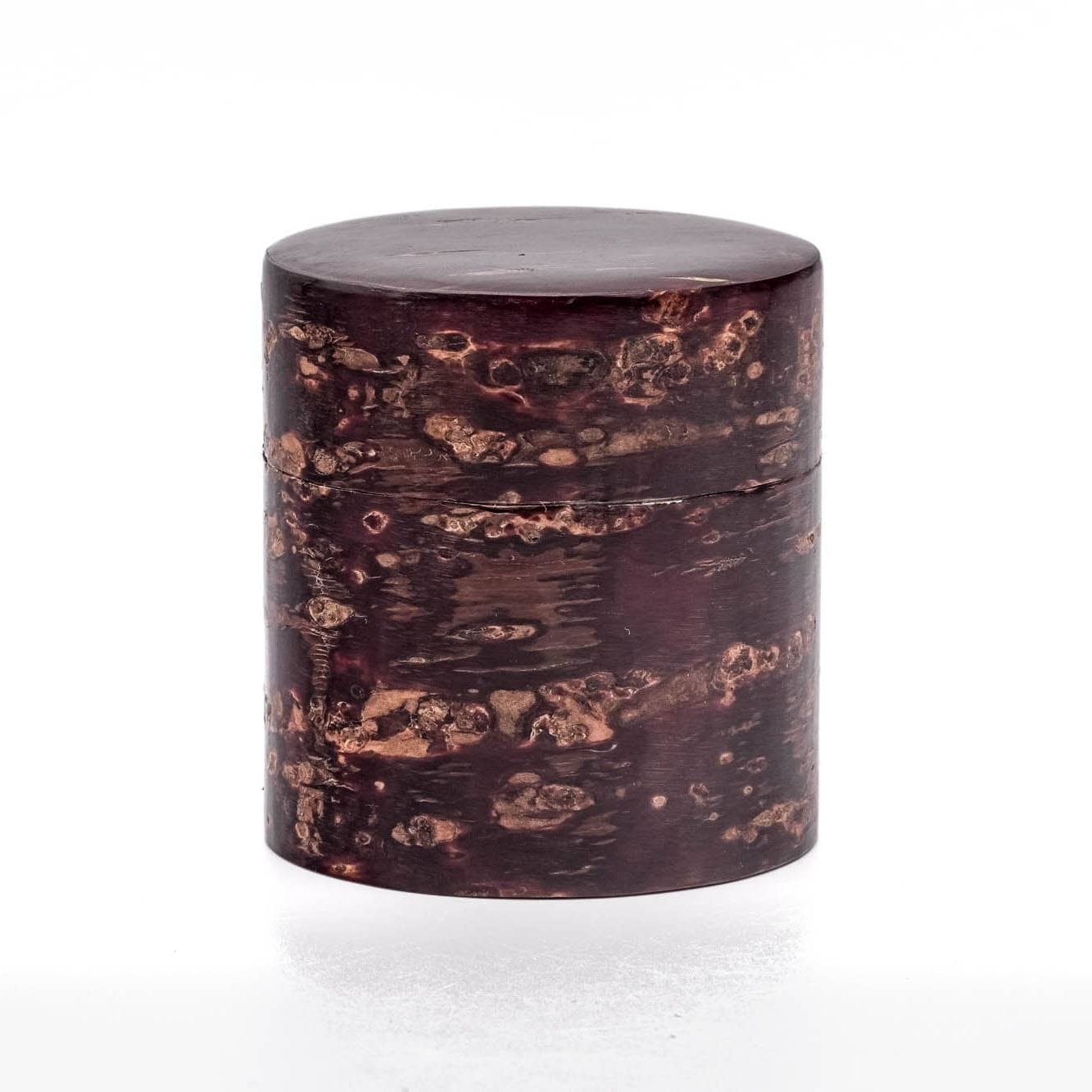 Sakura Cherry Bark Wrapped Metal Tea Canister (Chazutsu) - 100g