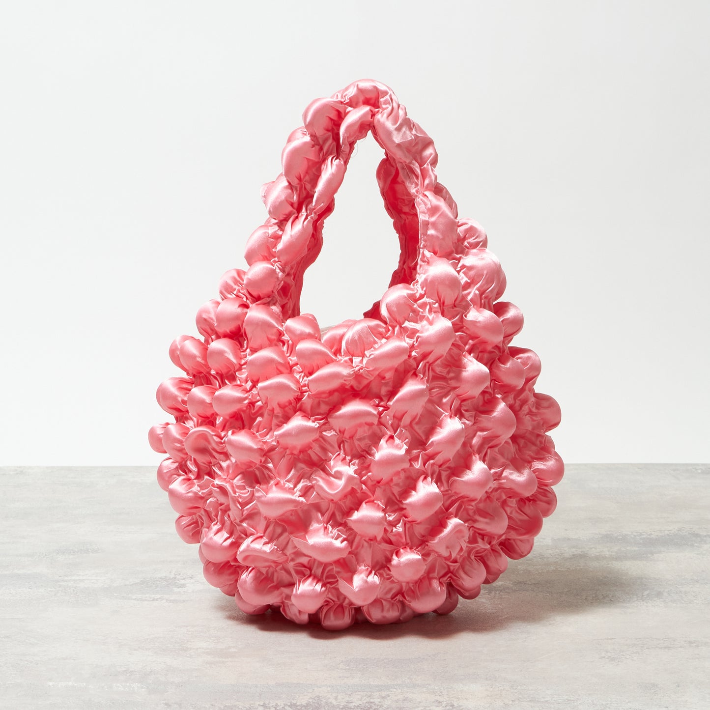  Small Pom-Pom Bag - Satin