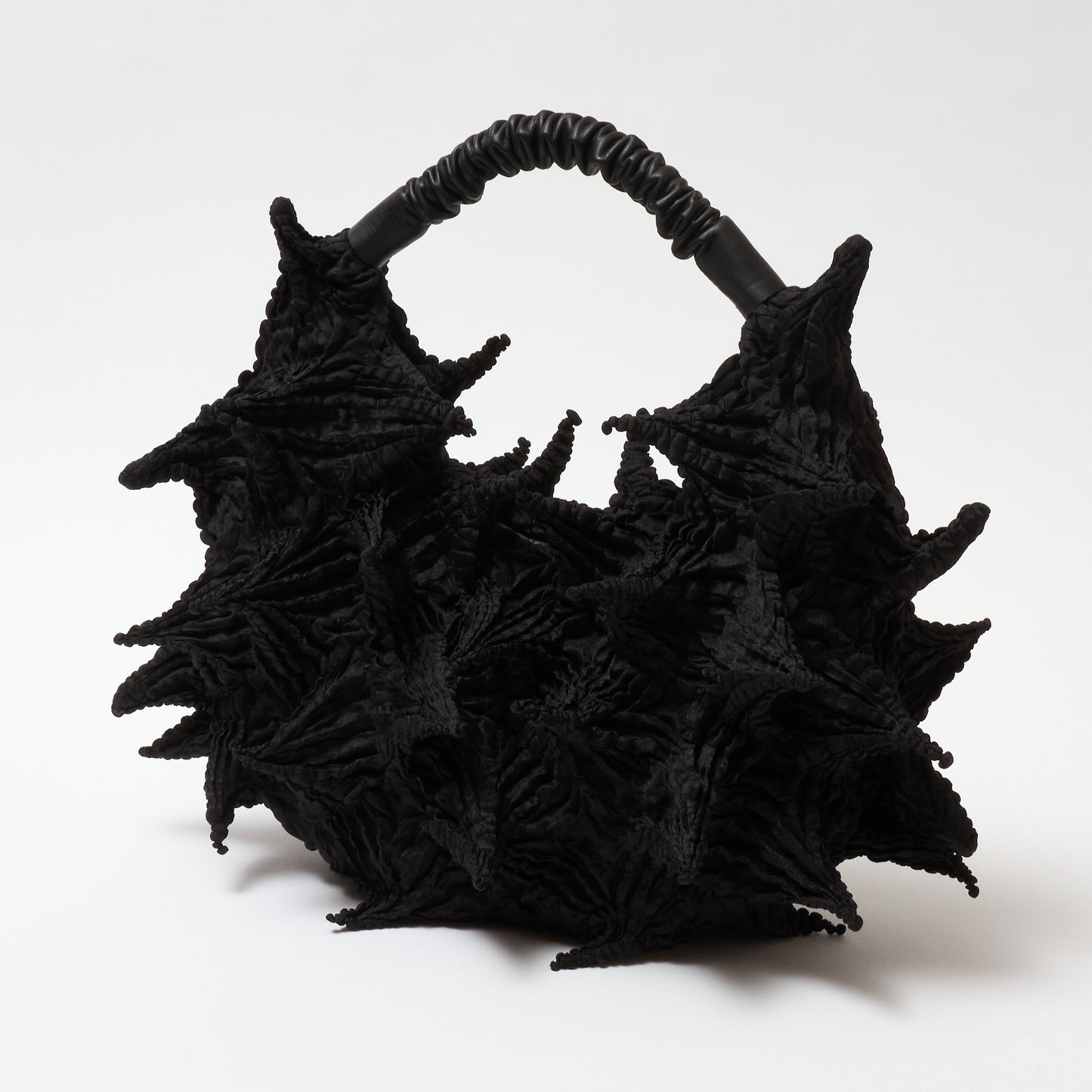 Obai-Shibori Crescent Bag- Matte