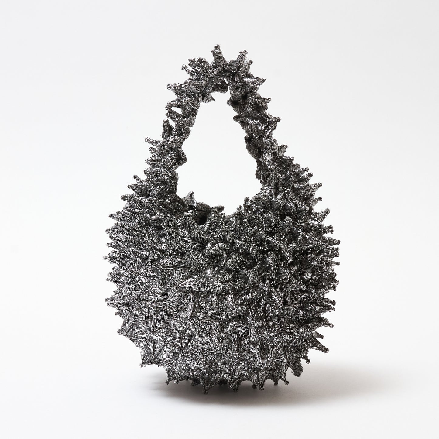 Double Layered Petit-Bag Metallic Large