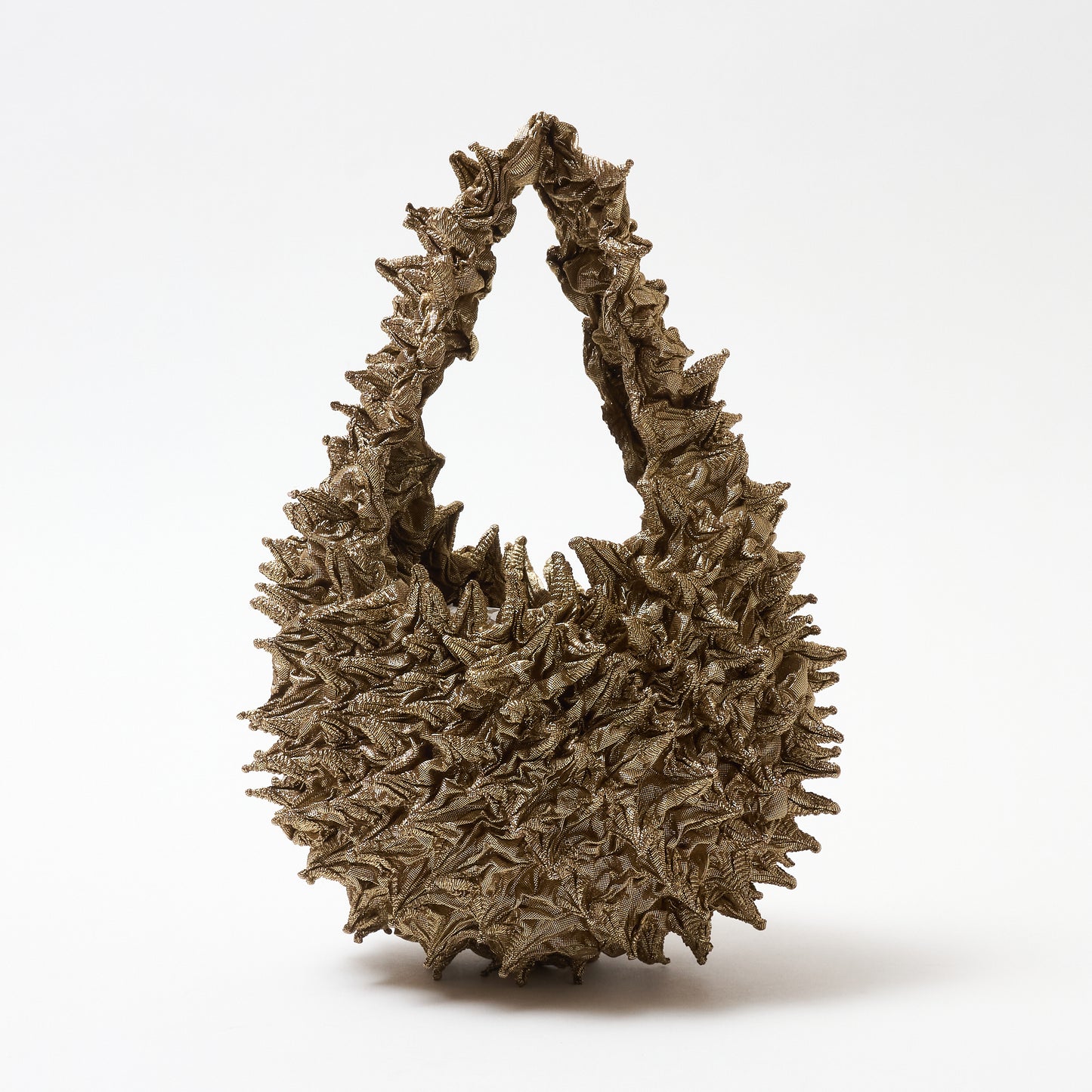 Double Layered Petit-Bag Metallic Large