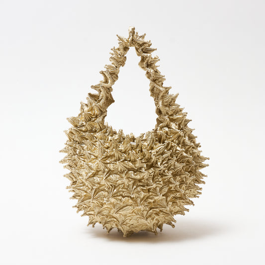 Double Layered Petit-Bag Metallic Large