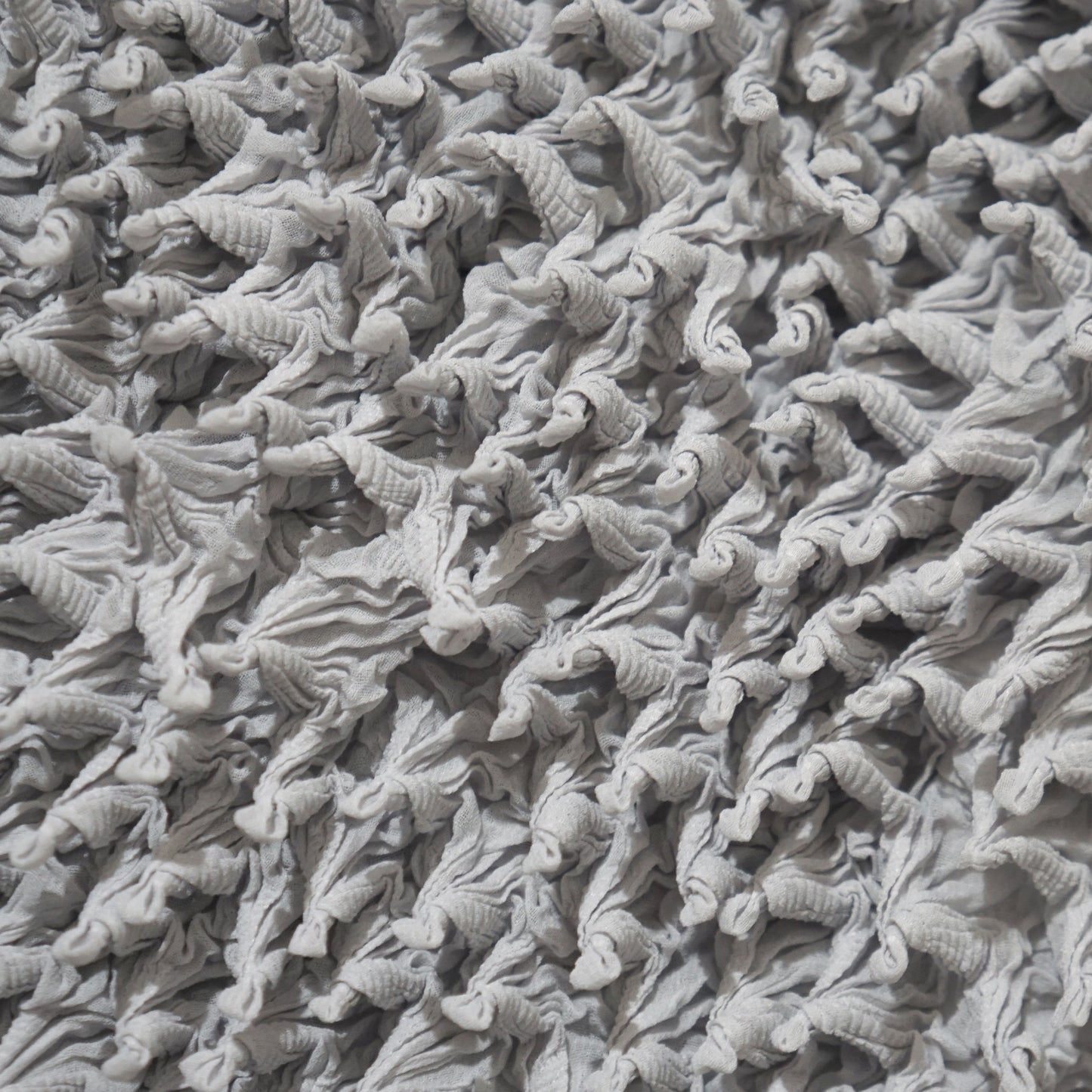 Spiky Shibori Long Sleeve Turtleneck Top - Chiffon