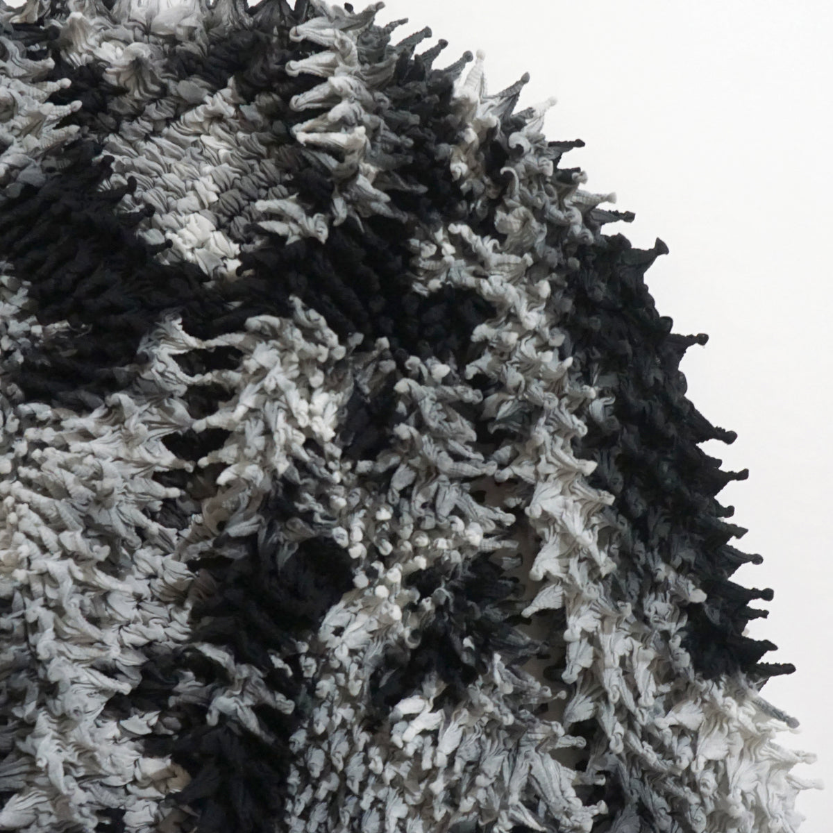 Spiky Shibori Short Cardigan - Chiffon/”Nijimi" Pattern