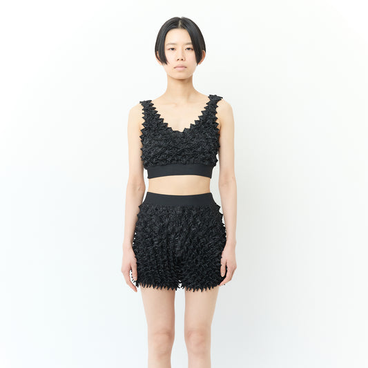 Spiky Shibori Shorts