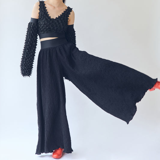 Wavy Superwide Flare Pants