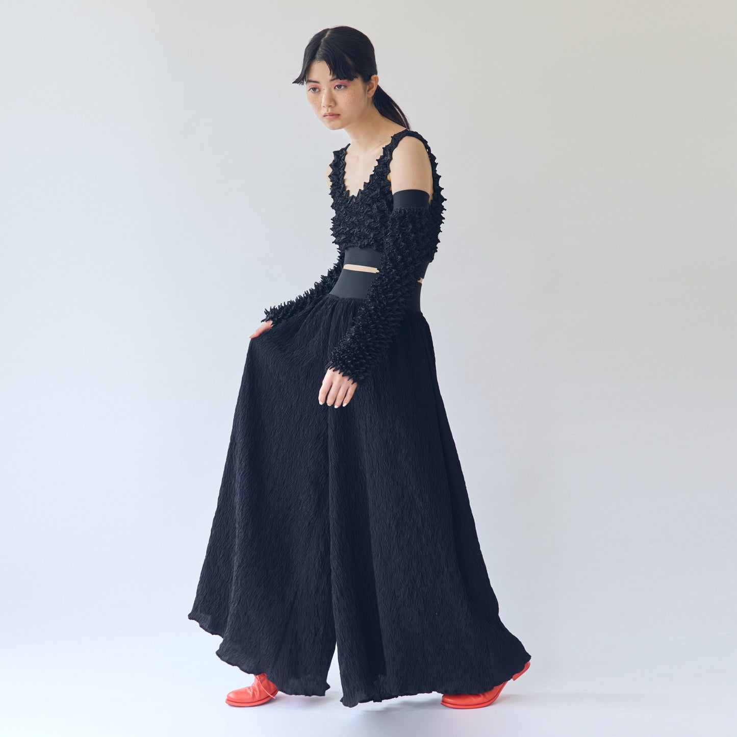 Wavy Superwide Flare Pants