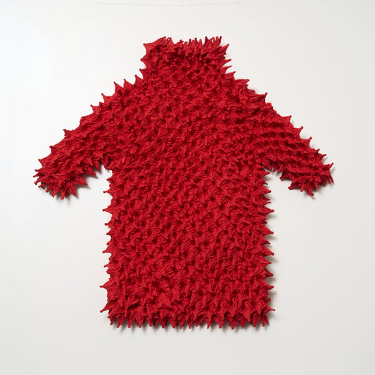 Spiky Shibori Short Sleeve Top - Taffeta