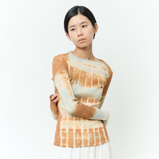 Wavy Long Sleeve Top