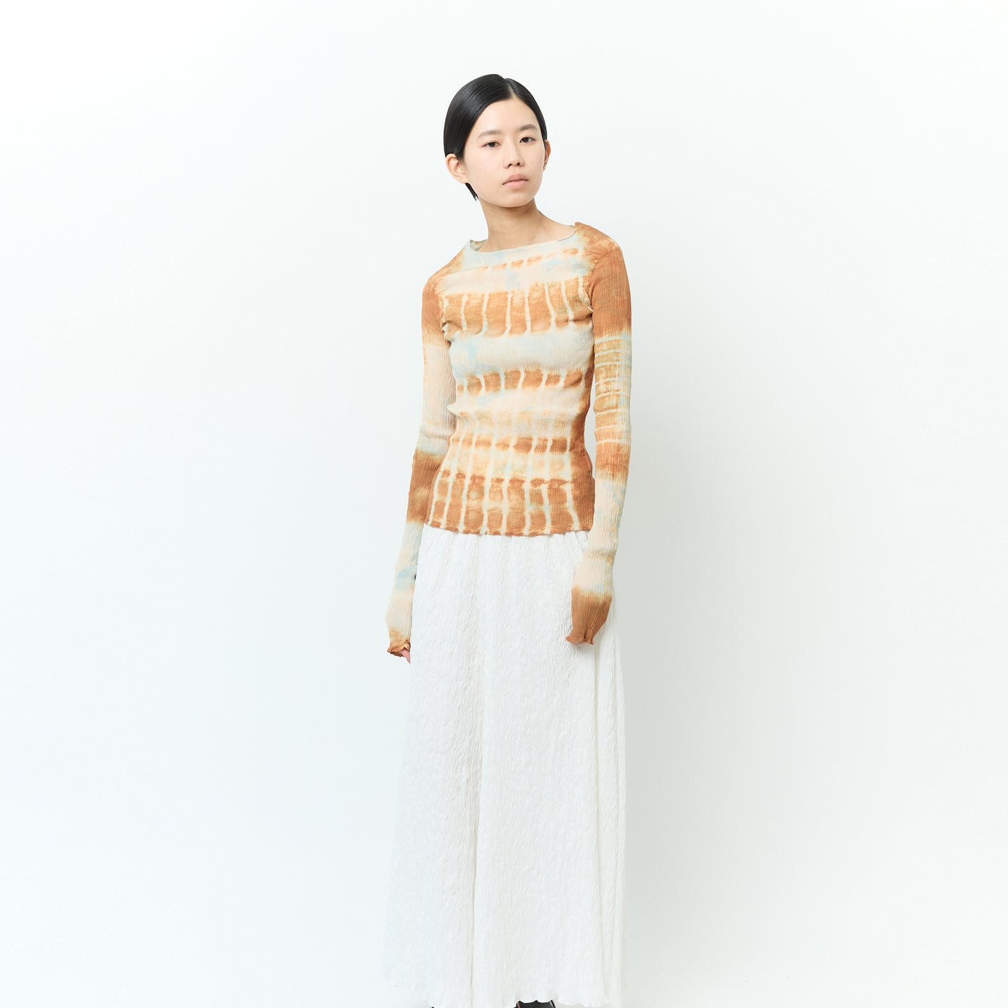 Wavy Long Sleeve Top