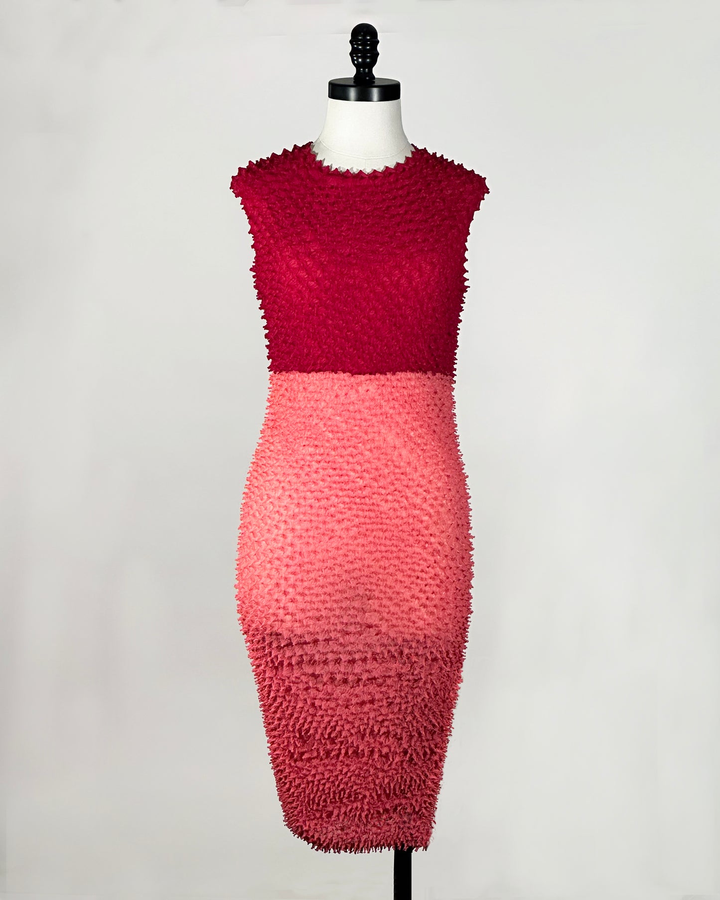 KATAYAMA x BUNZABURO Spiky Shibori BiColor Dress
