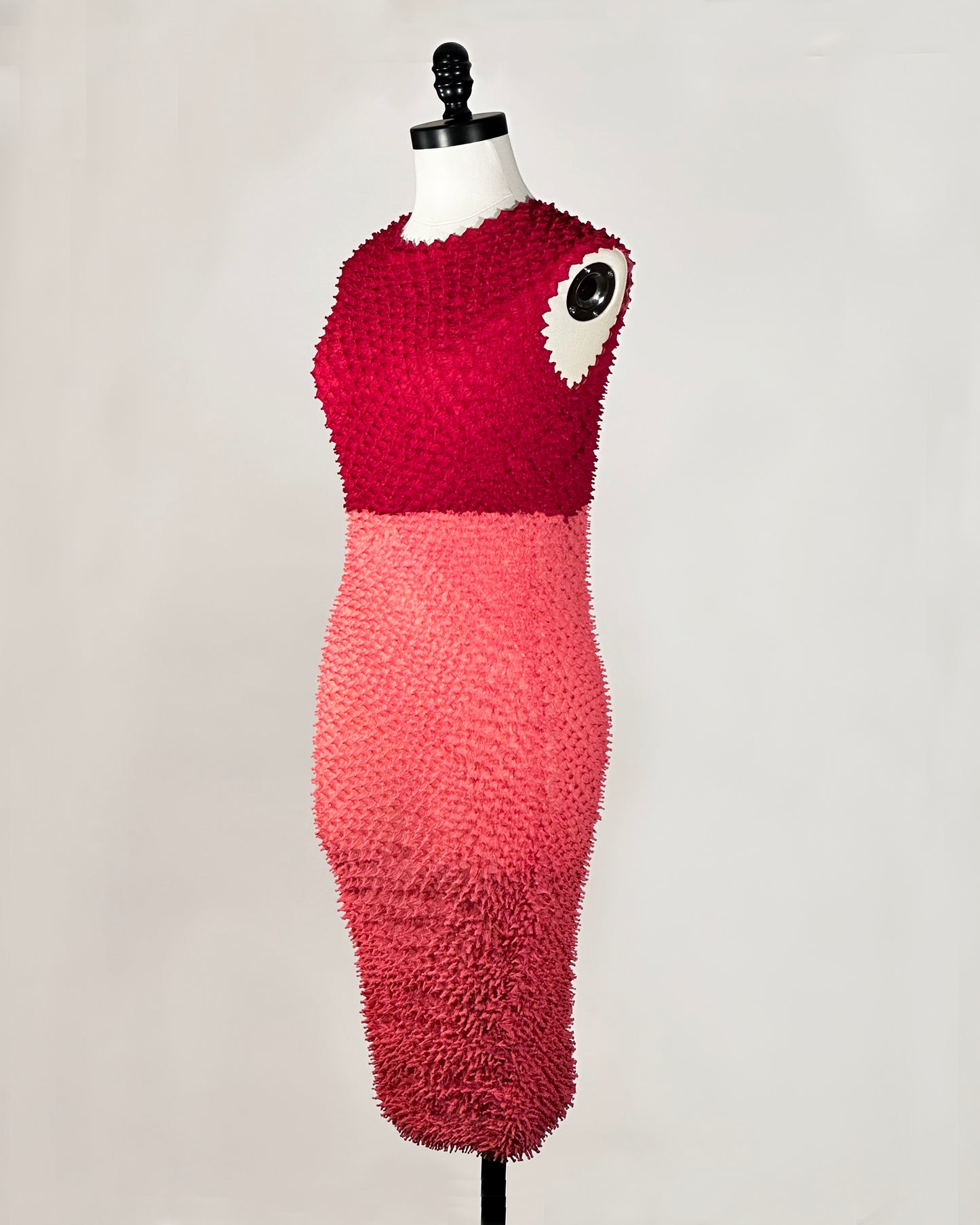 KATAYAMA x BUNZABURO Spiky Shibori BiColor Dress