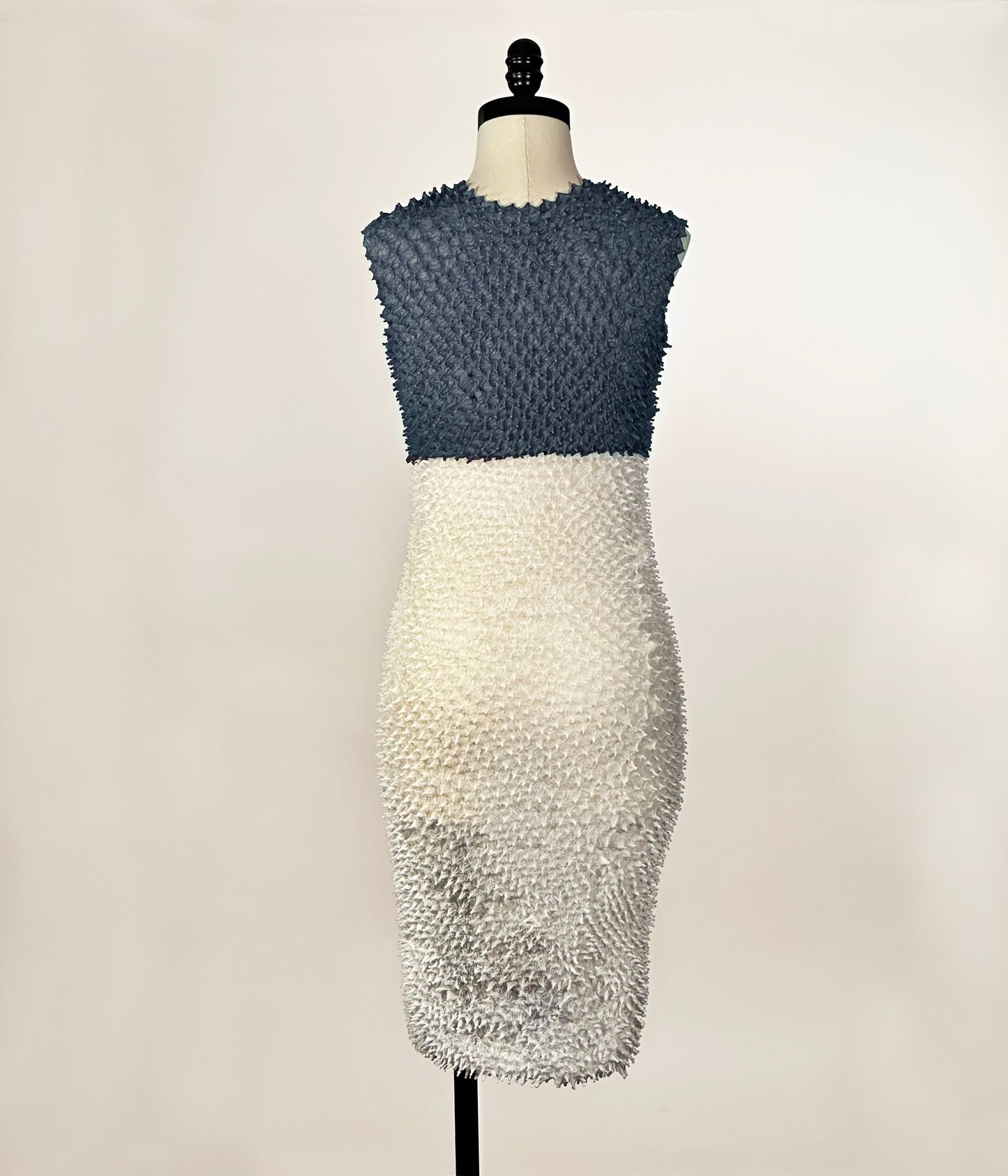 KATAYAMA x BUNZABURO Spiky Shibori BiColor Dress