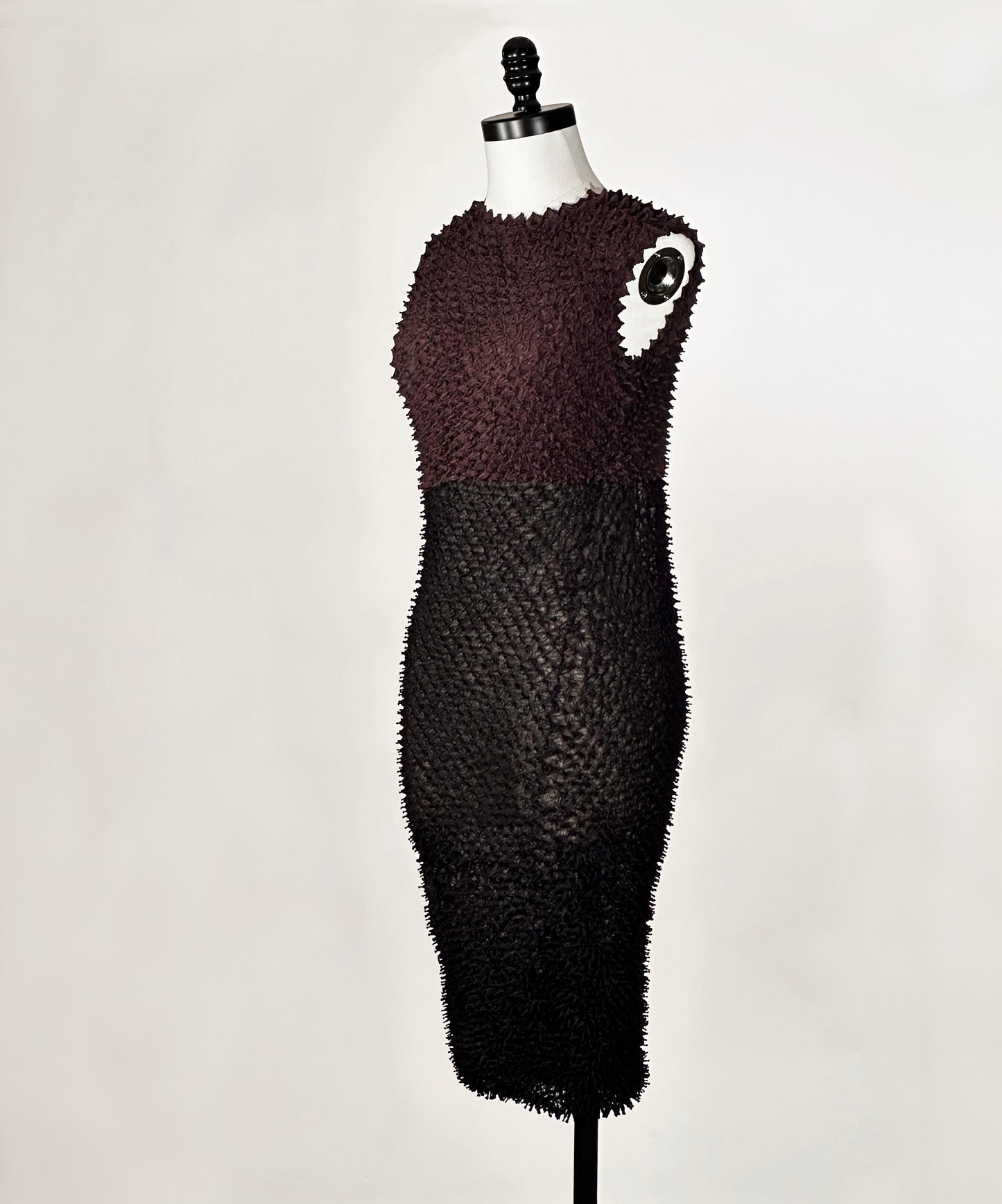KATAYAMA x BUNZABURO Spiky Shibori BiColor Dress