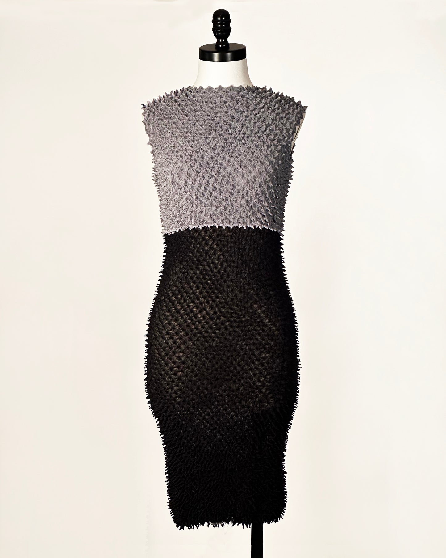 KATAYAMA x BUNZABURO Spiky Shibori BiColor Dress