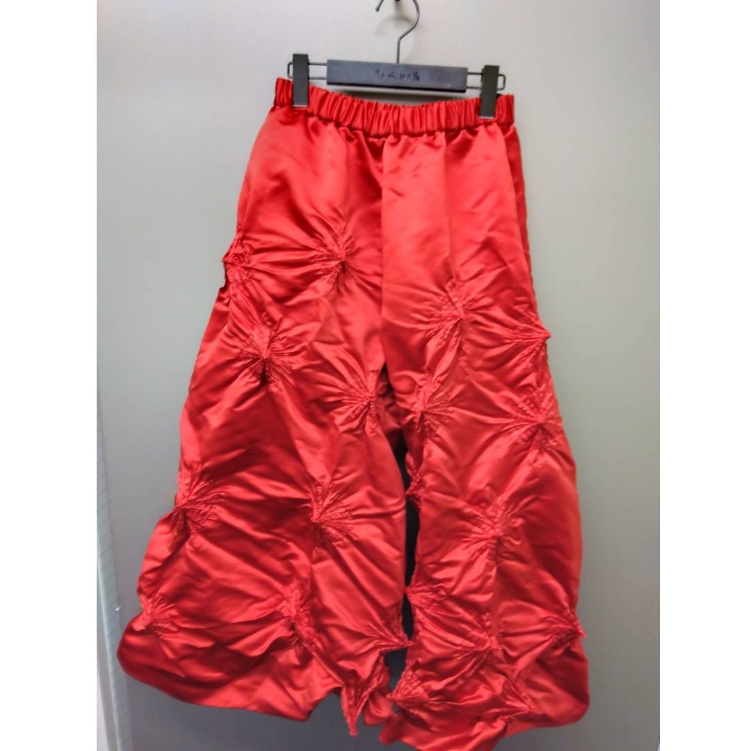 Rolled-up Shibori Pants  - Satin