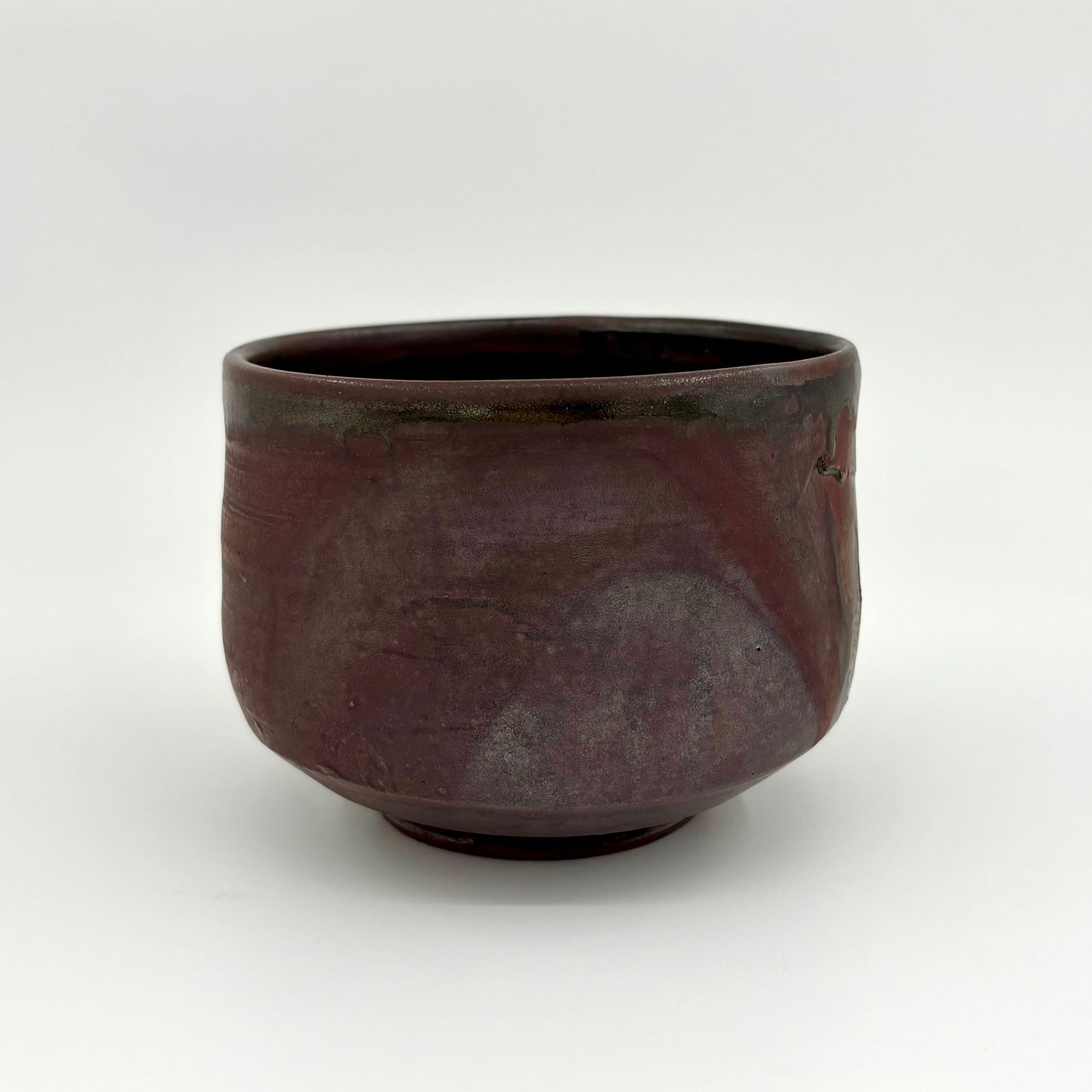 Black Karatsu Tea Bowl (Cavern) by Yukiko Tsuchiya