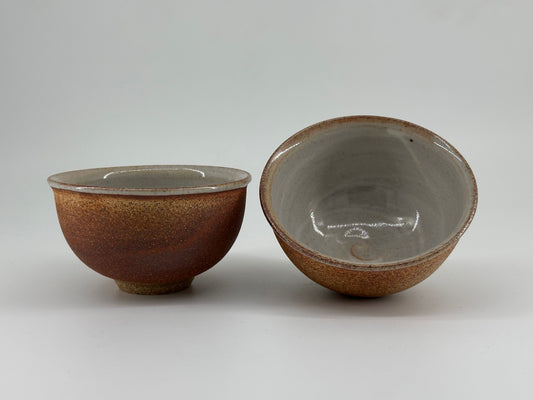 Suga Pottery Tea Bowl - Red Moon