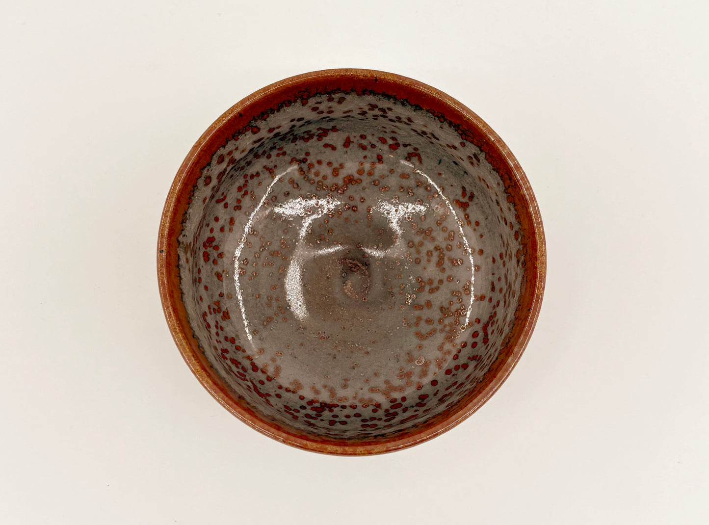 Suga Pottery Matcha Bowl - Iron Crystal