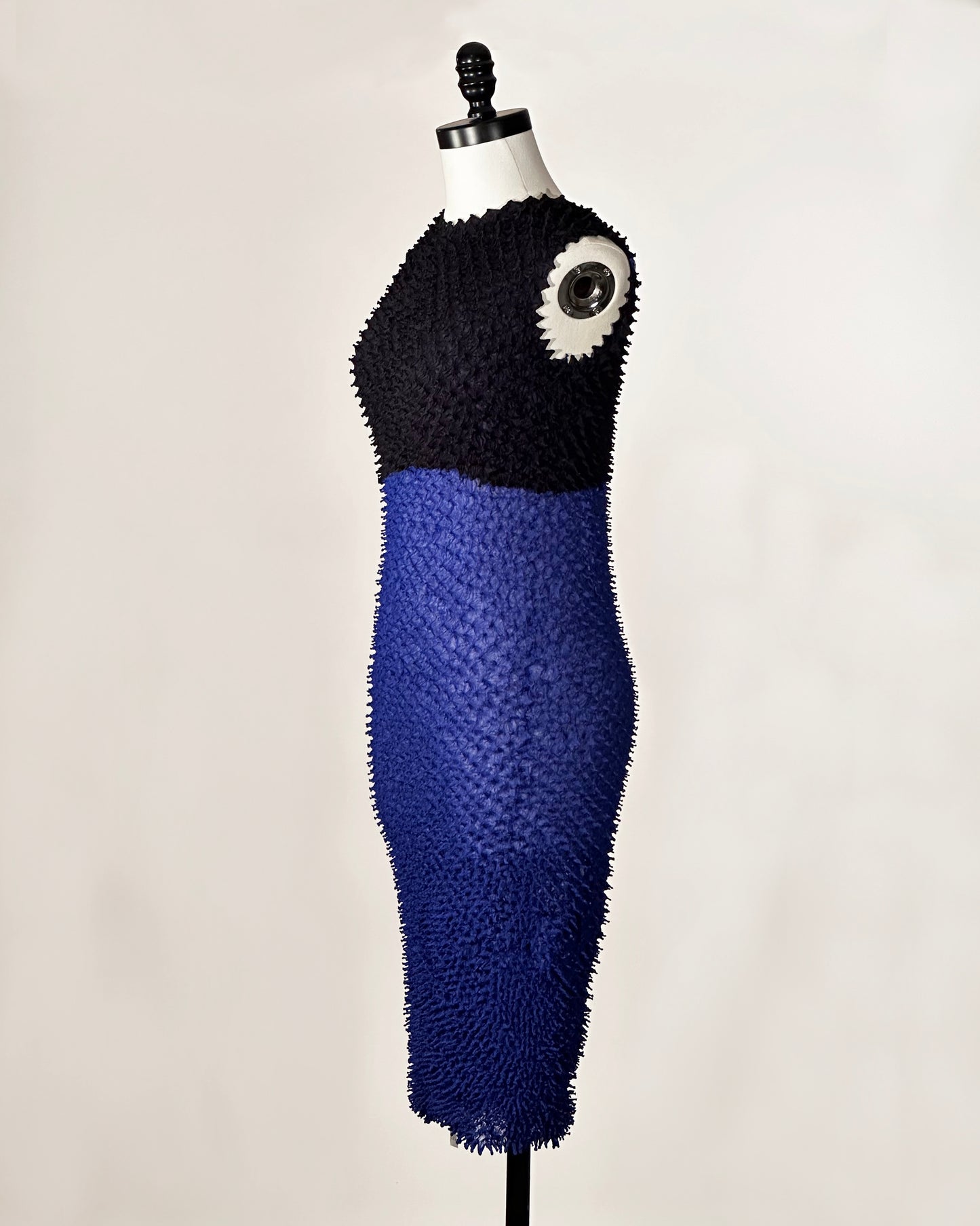 KATAYAMA x BUNZABURO Spiky Shibori BiColor Dress