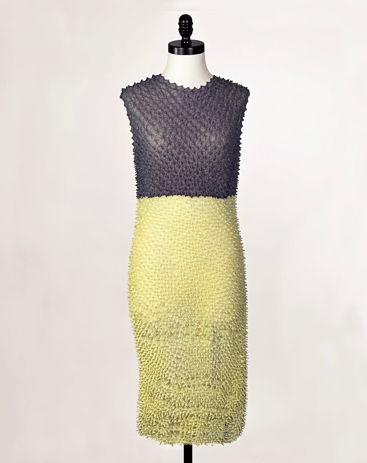 KATAYAMA x BUNZABURO Spiky Shibori BiColor Dress