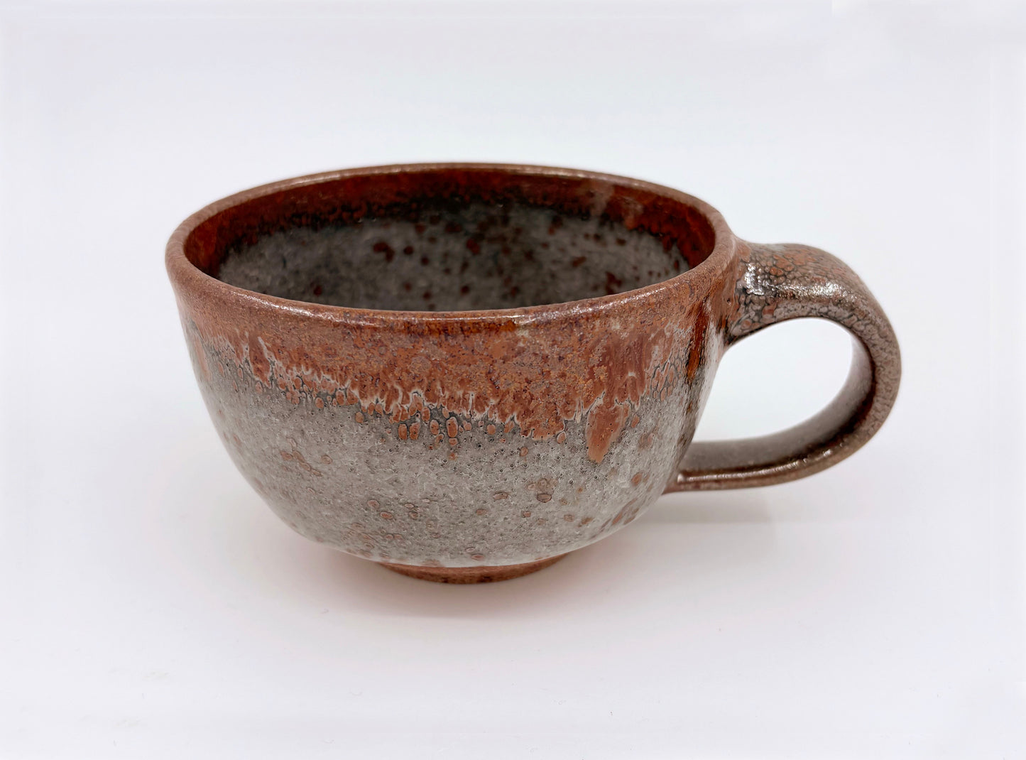 Suga Pottery Latte Mug - Iron Crystal