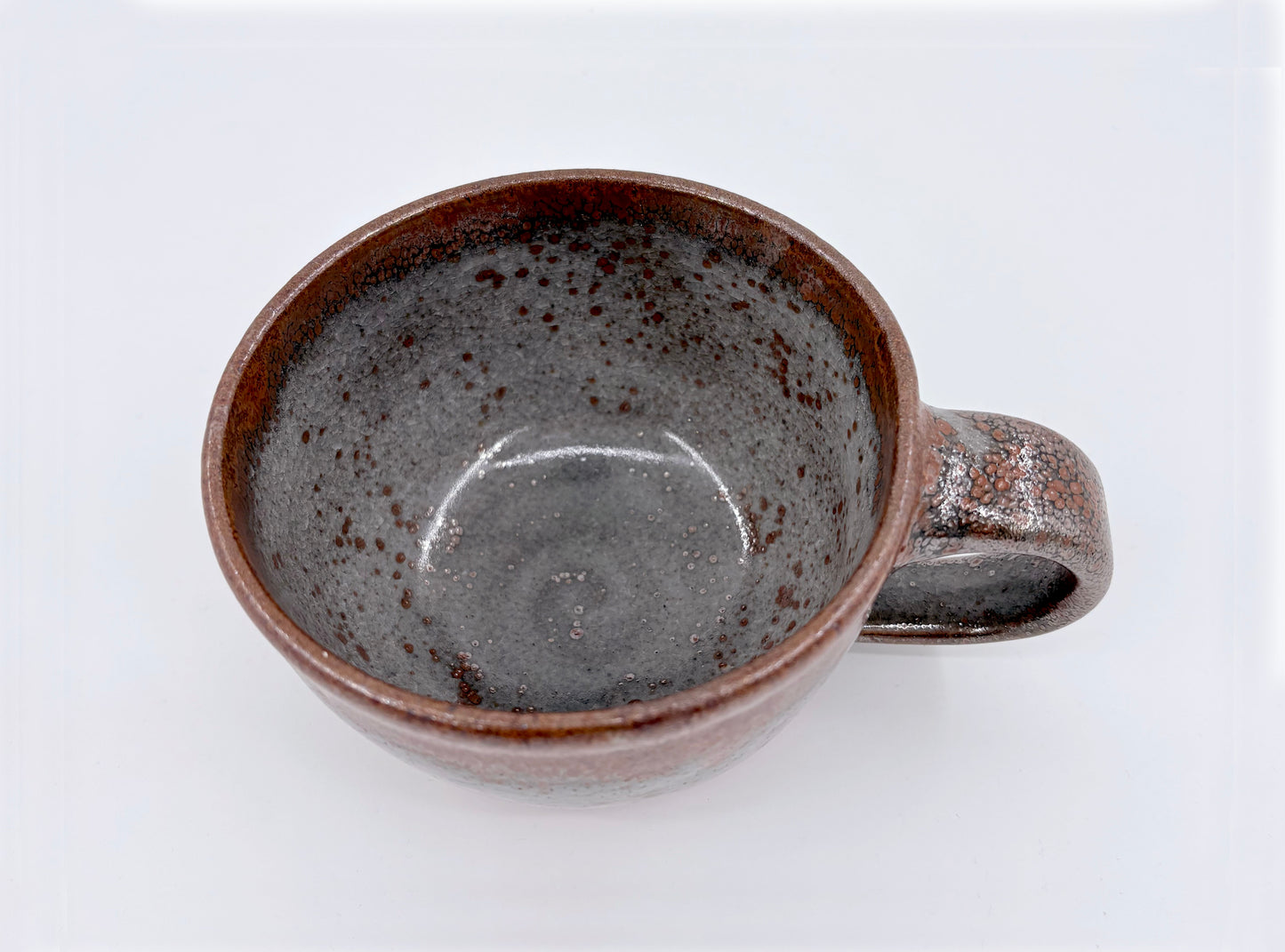 Suga Pottery Latte Mug - Iron Crystal