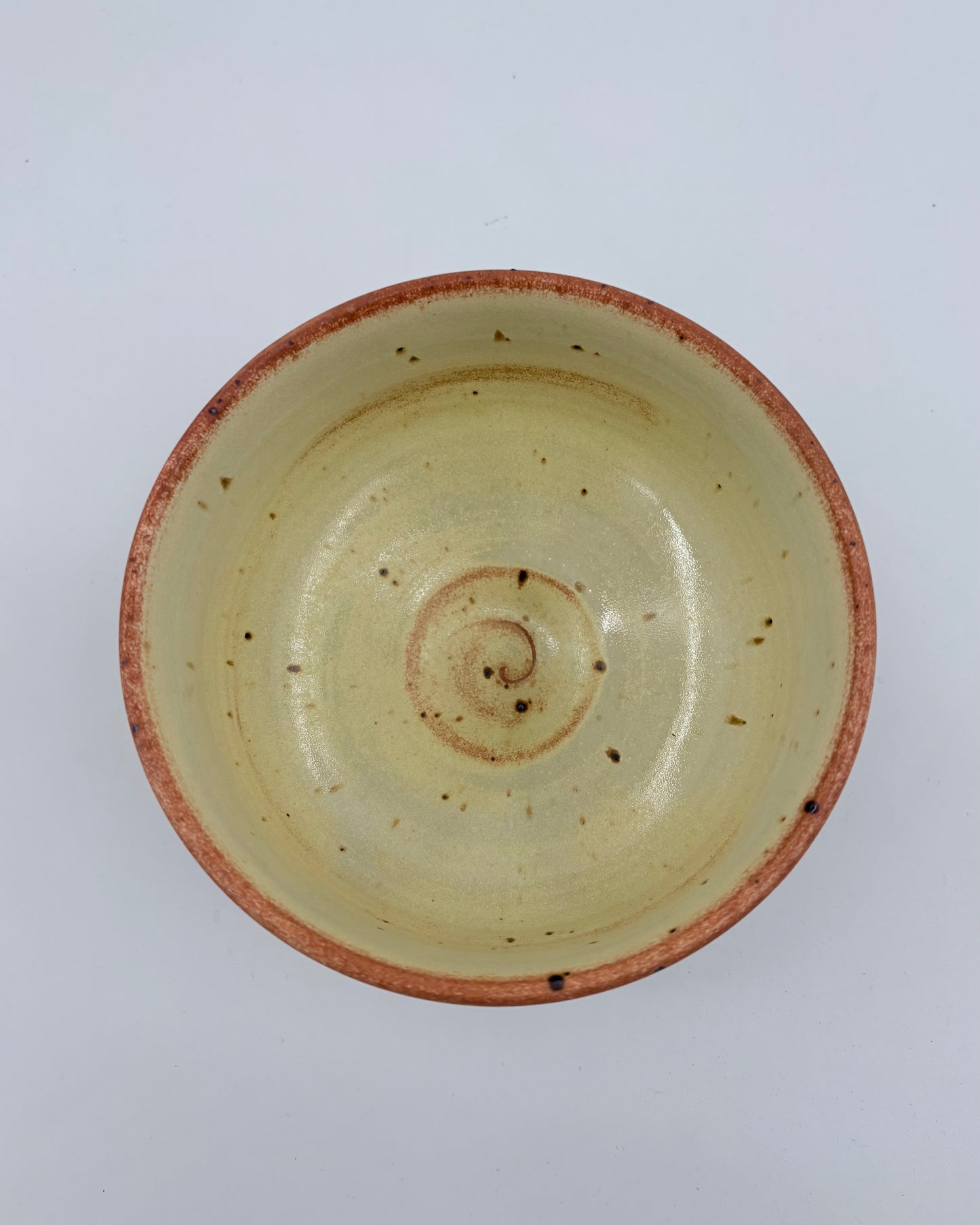 Suga Pottery Matcha Bowl - Oxidized Cream Yellow