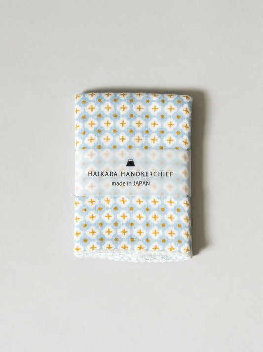 Haikara Little Handkerchief - Karahana, Cross Blue