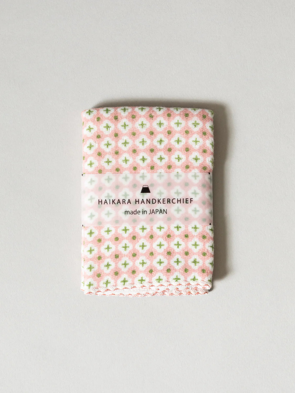 Haikara Little Handkerchief - Karahana, Cross Pink
