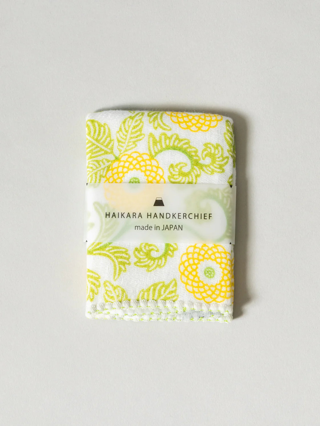 Haikara Little Handkerchief - Karahana, Yellow