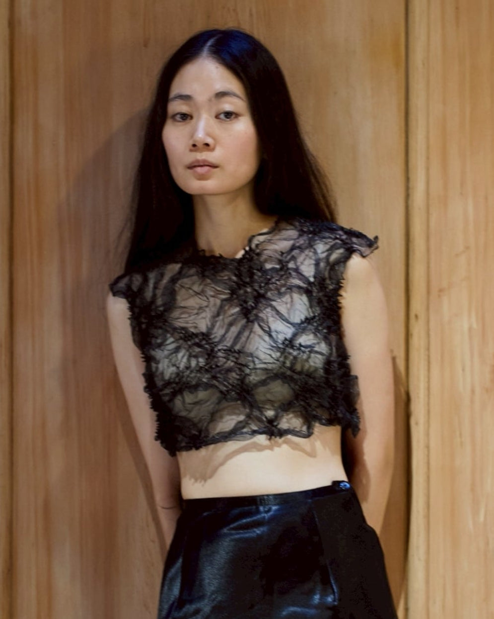 Karakusa (Arabesque) Cropped Top