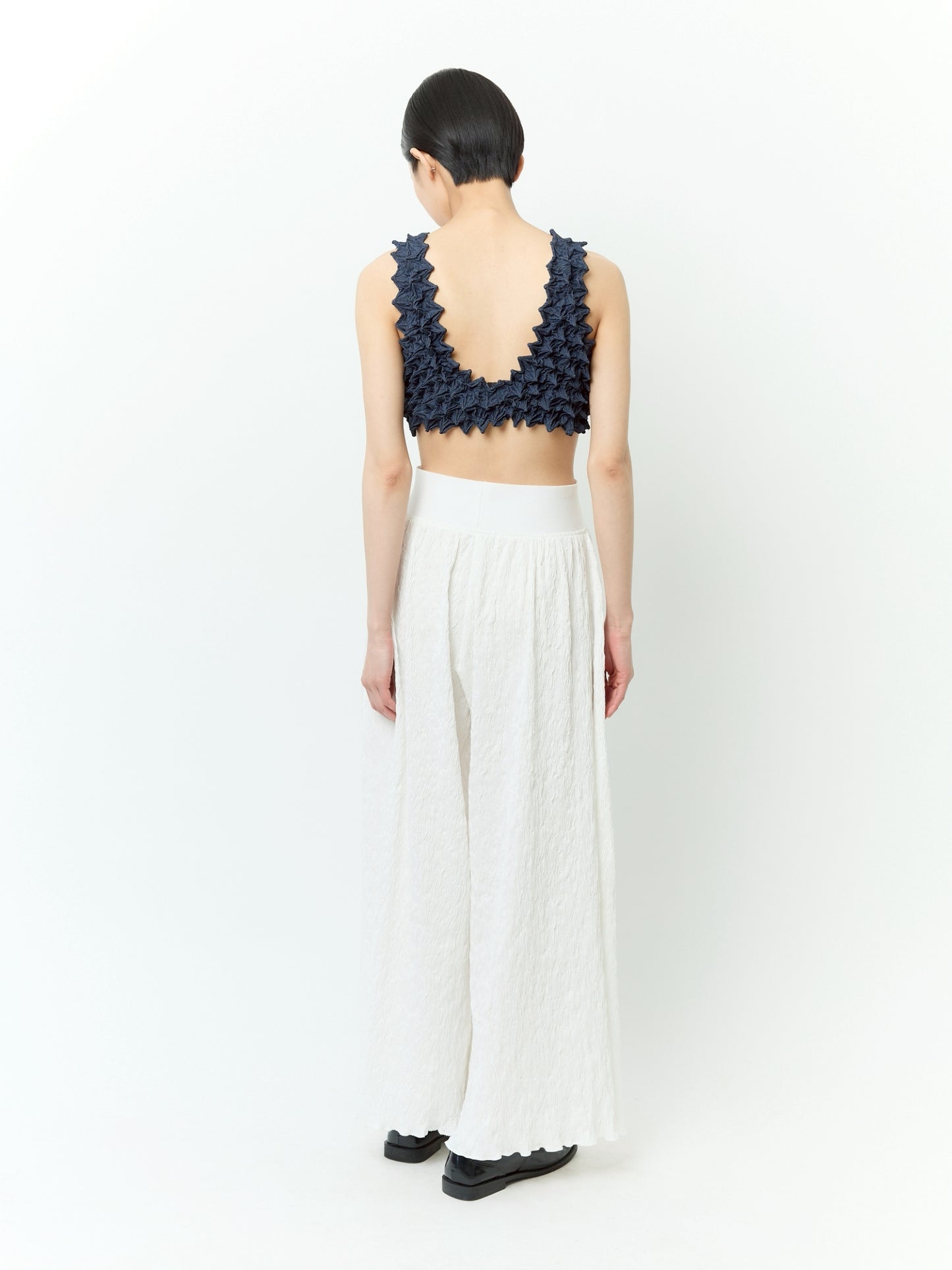 Wavy Superwide Flare Pants