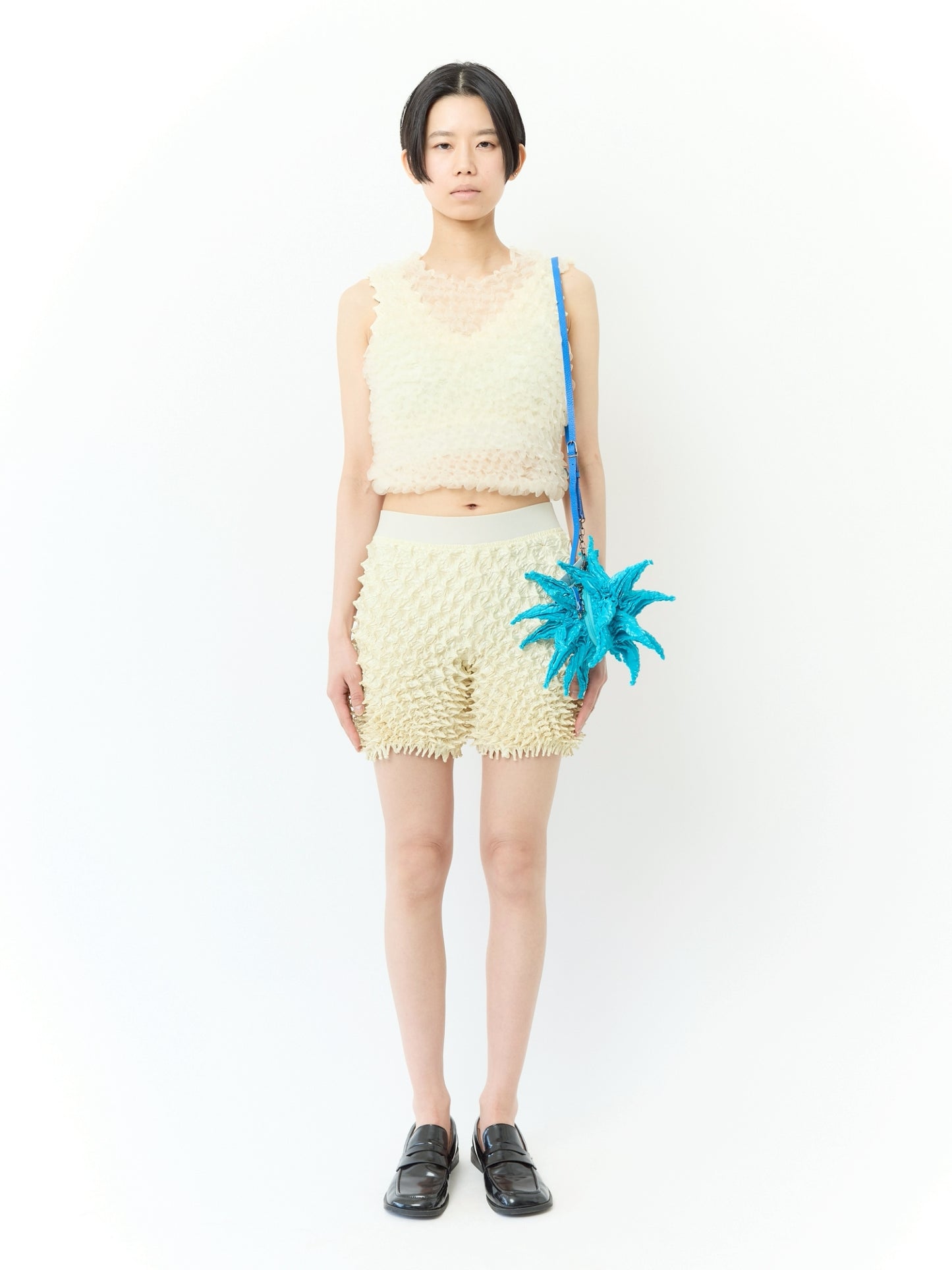 Botatan (Button Shibori) Crewneck Sleeveless Top