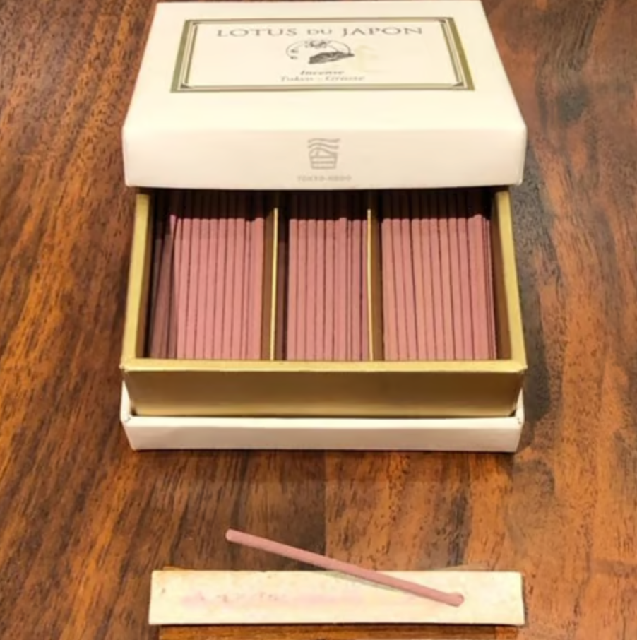 TOKYO KODO "First Collection" LOTUS DU JAPON  Incense and Holder Set 
