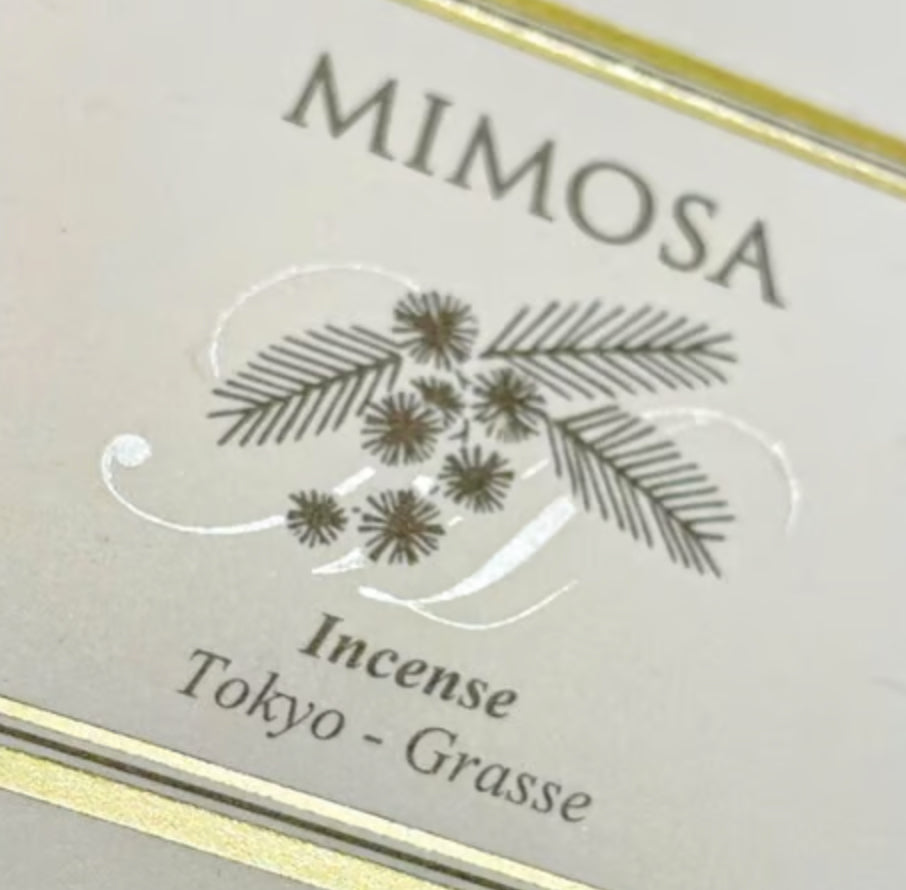TOKYO KODO "First Collection" MIMOSA Incense and Holder Set 
