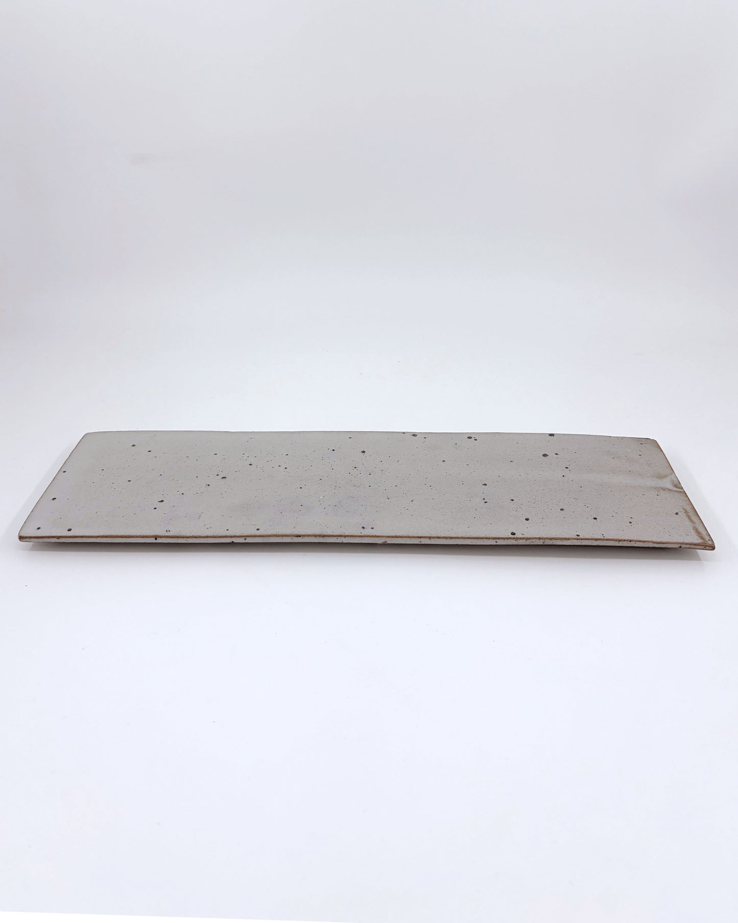 "Quail" Long Rectangular Plate by Hanako Nakazato