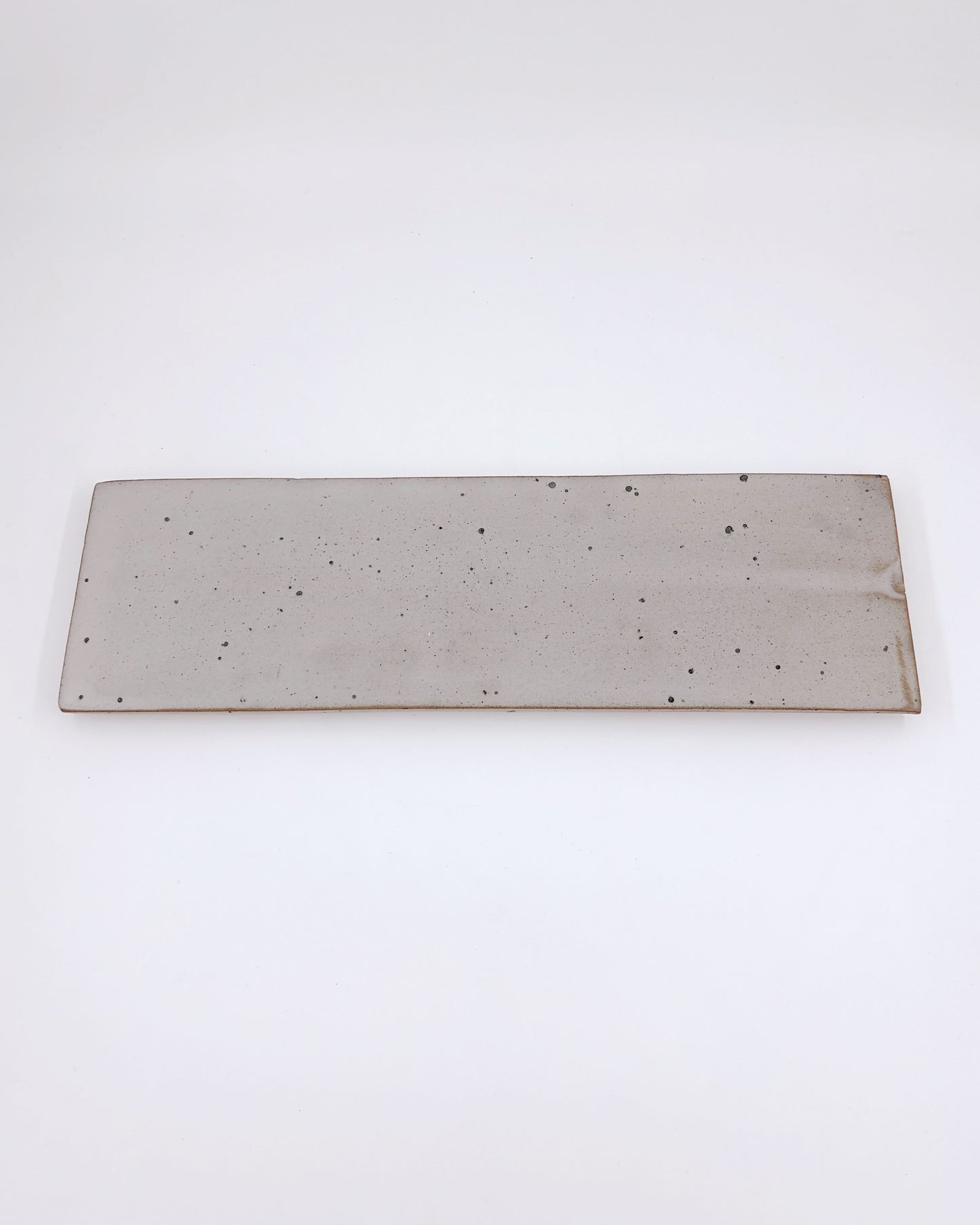 "Quail" Long Rectangular Plate by Hanako Nakazato