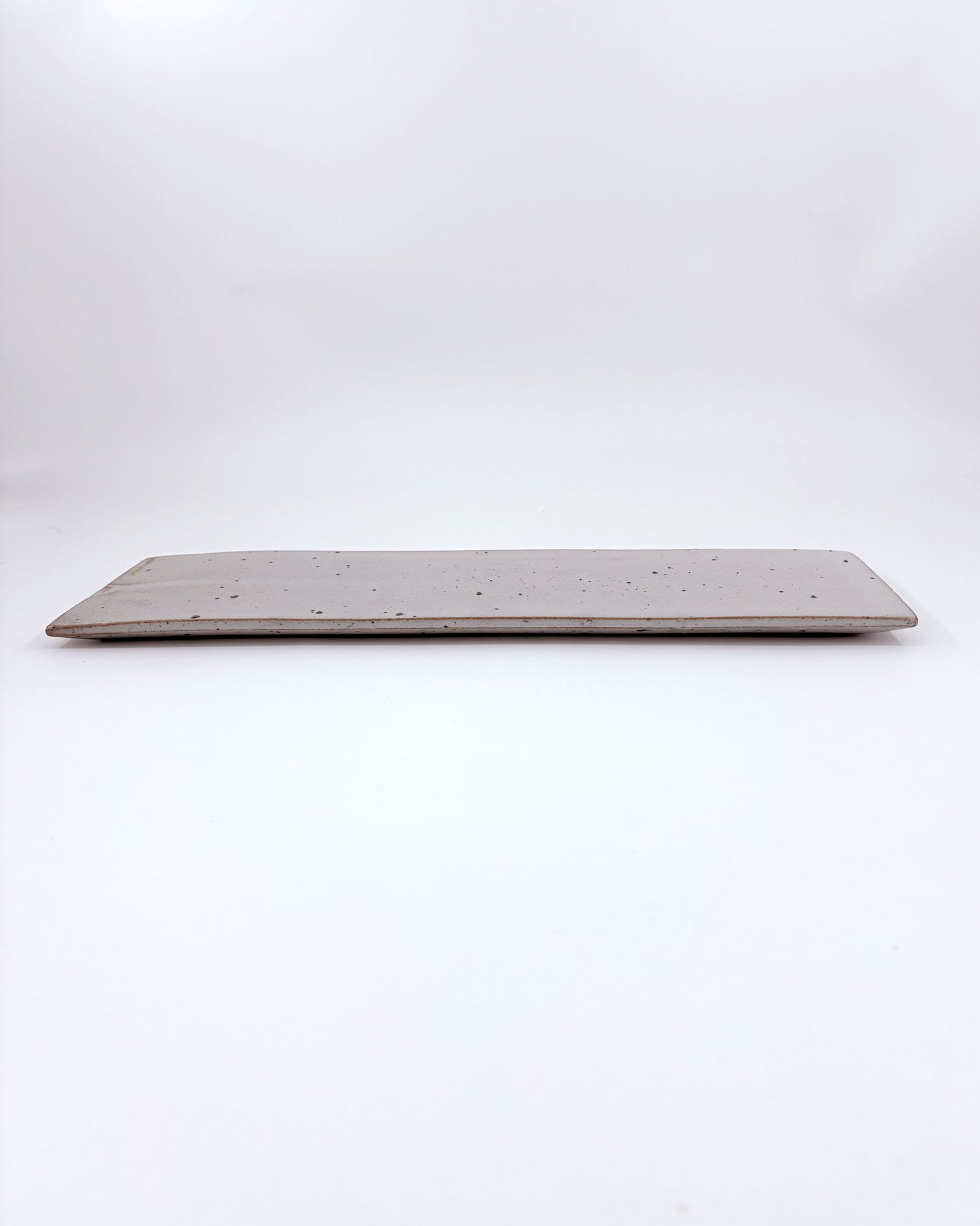 "Quail" Long Rectangular Plate by Hanako Nakazato