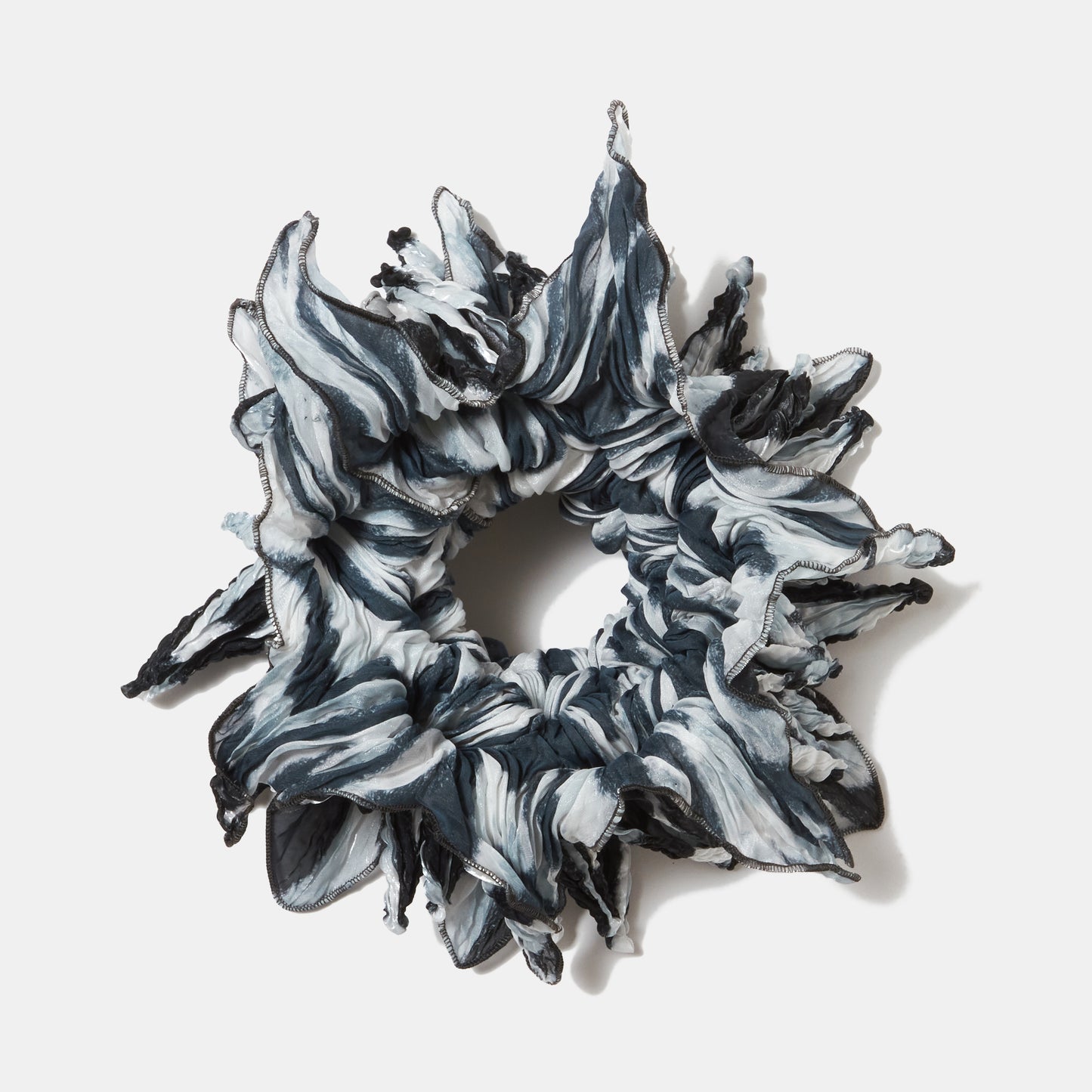 OBai Shibori WA Necklace-Zebra Stripes