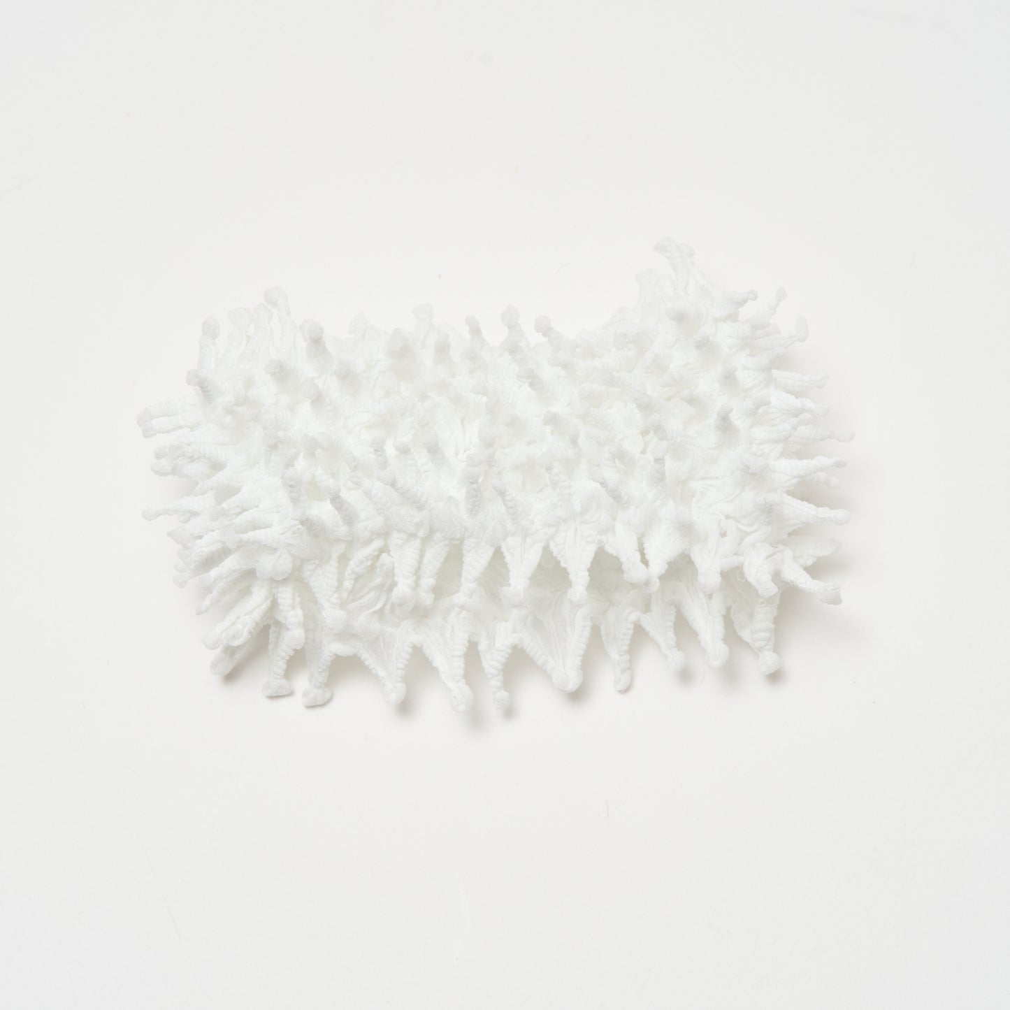 Small Spiky Shibori Necklace - Chiffon Wide Width