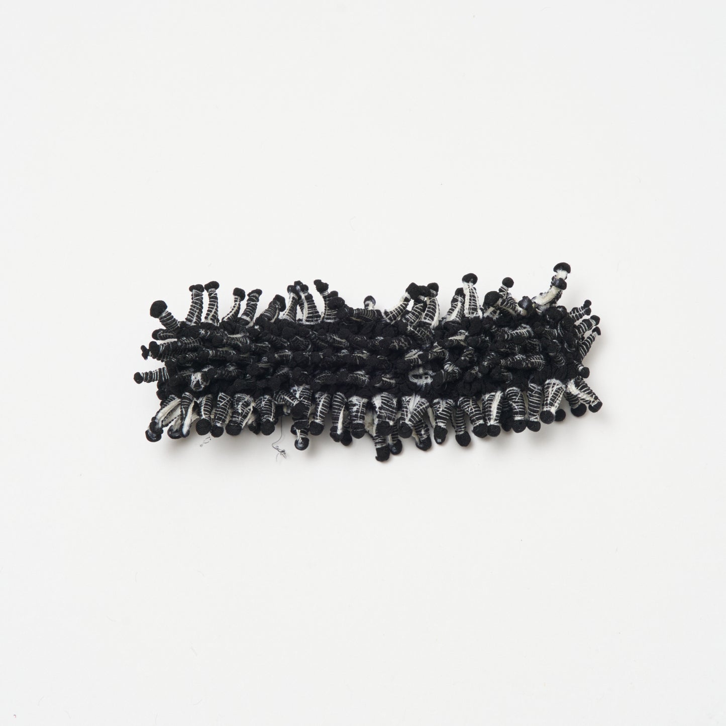 Small Spiky Shibori Choker Necklace - Silk