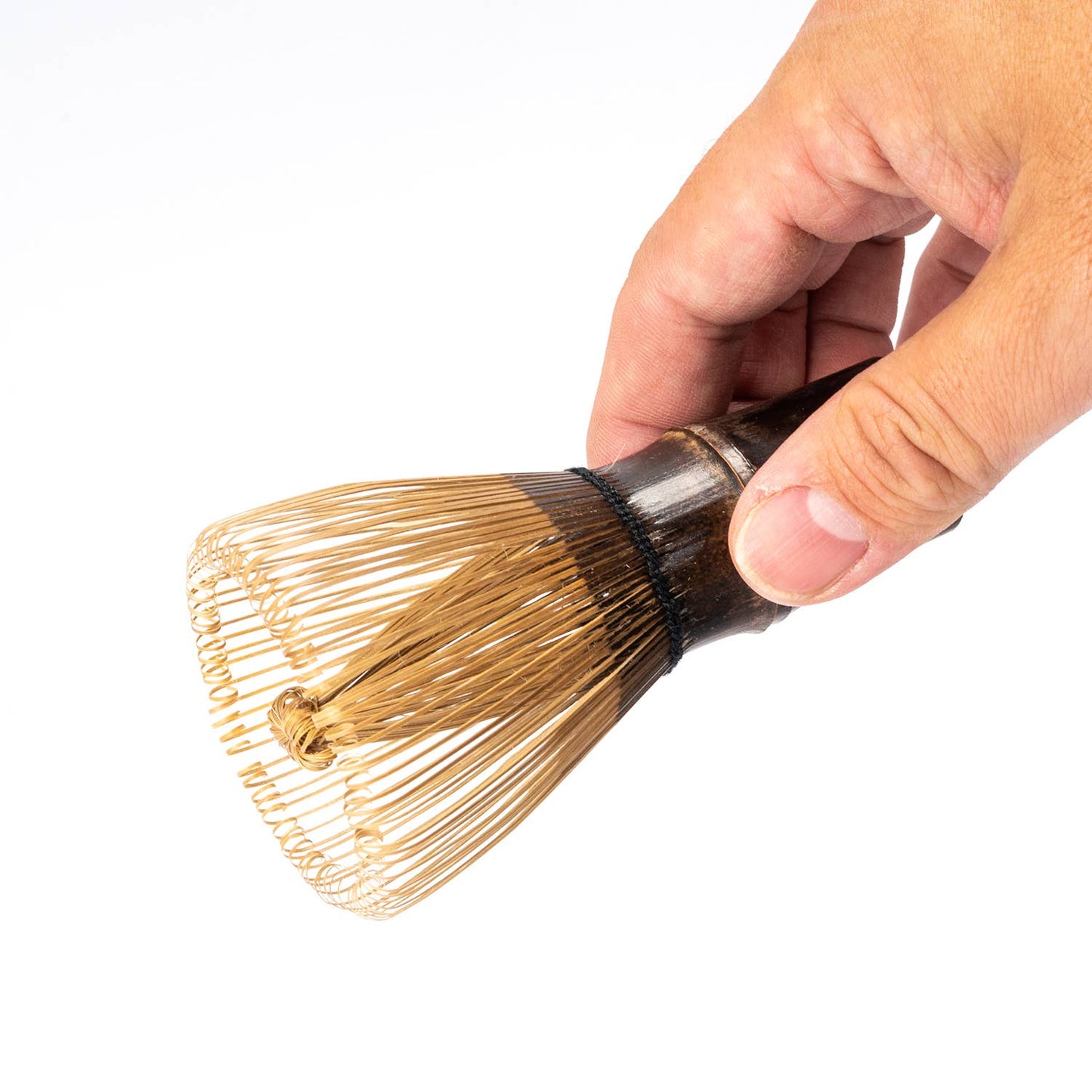 Matcha Whisk Chasen 4"H Shin Handmade Black Bamboo