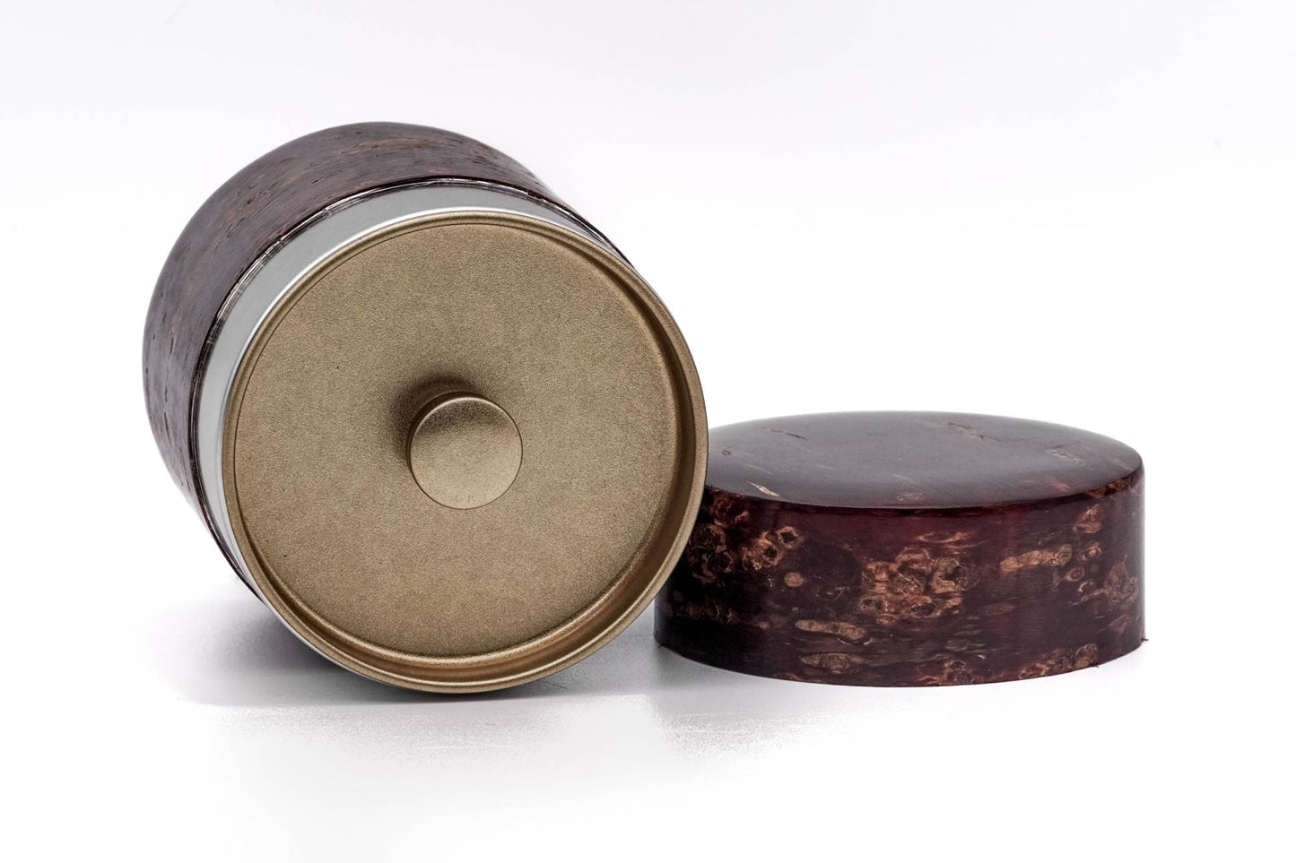 Sakura Cherry Bark Wrapped Metal Tea Canister (Chazutsu) - 100g