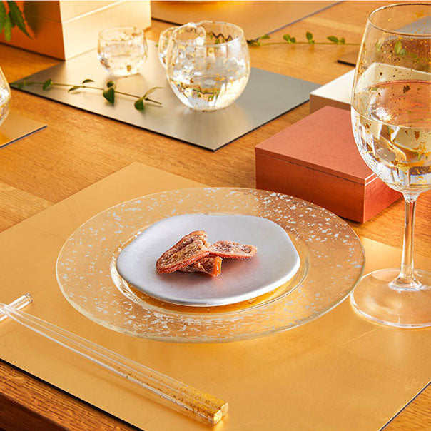 HAKU LA TABLE Flower Plate - Silver